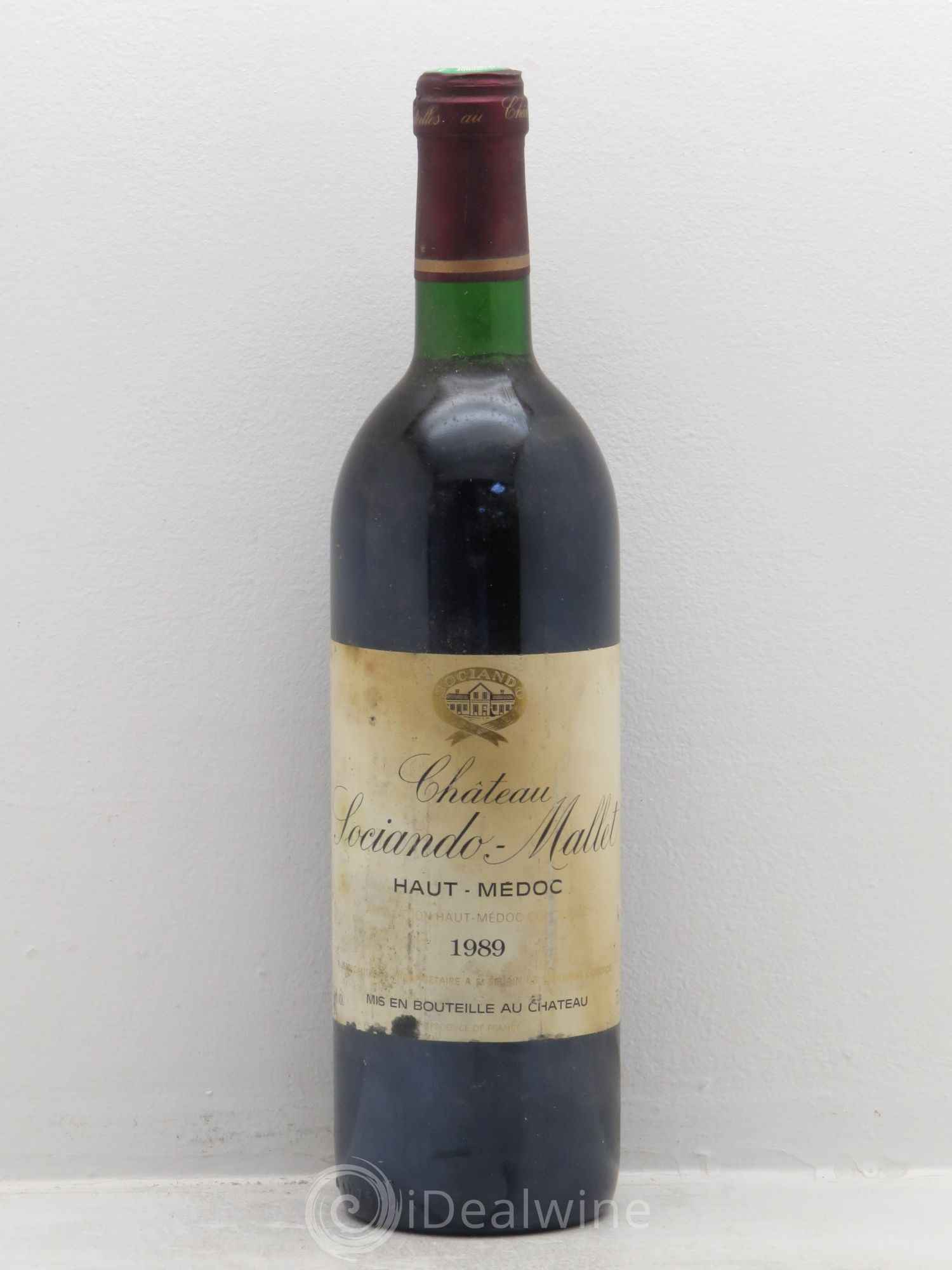 Château Sociando Mallet (sans prix de réserve) 1989 - Lot de 1 bouteille - 0