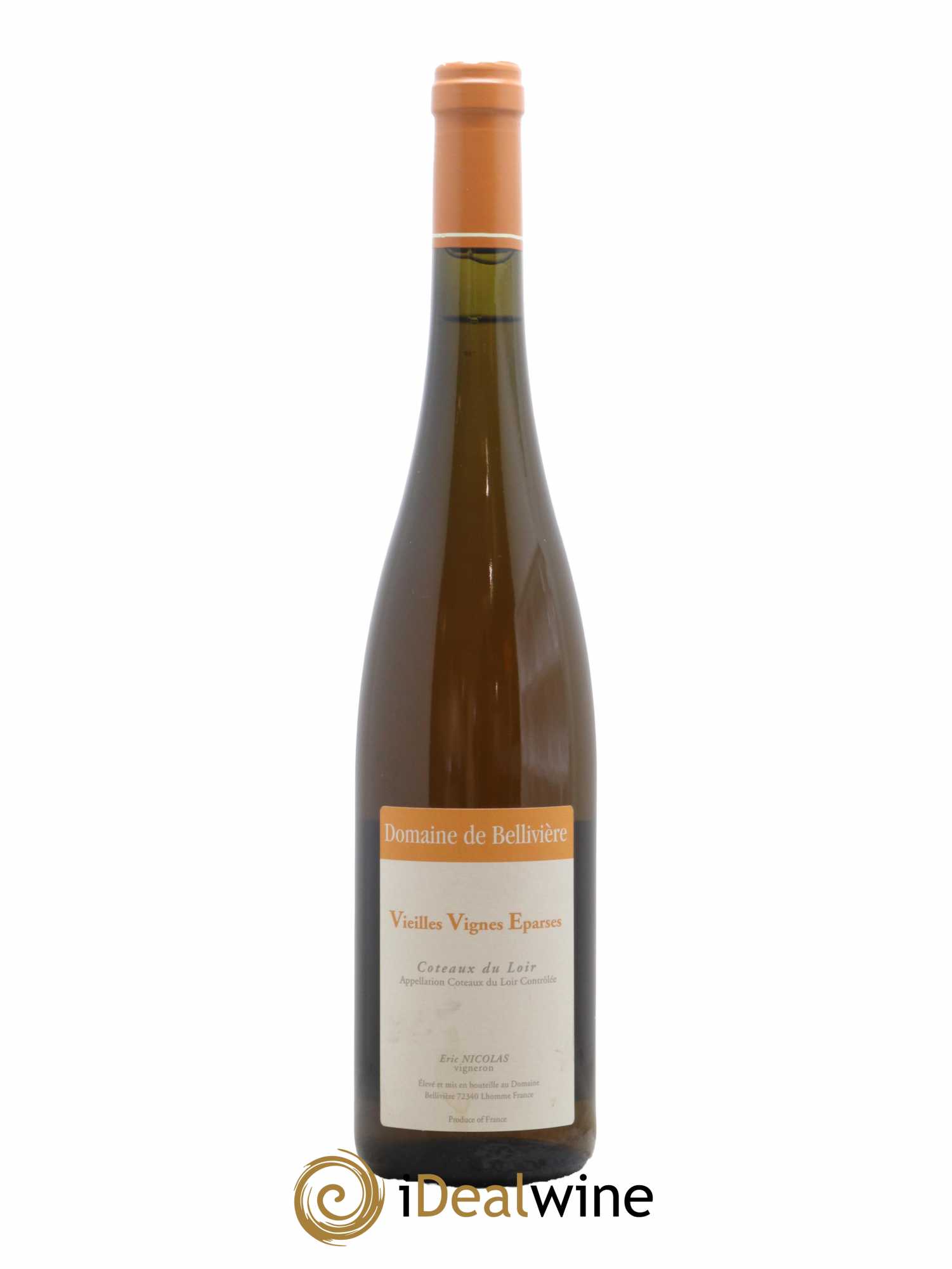 Coteaux du Loir Vieilles Vignes Eparses Domaine de Bellivière 2010 - Lot de 1 bouteille - 0
