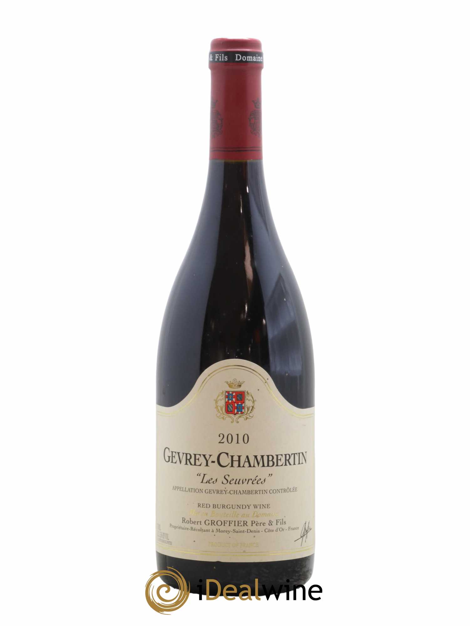 Gevrey-Chambertin Seuvrées Robert Groffier Père & Fils (Domaine) 2010 - Lot de 1 bouteille - 0