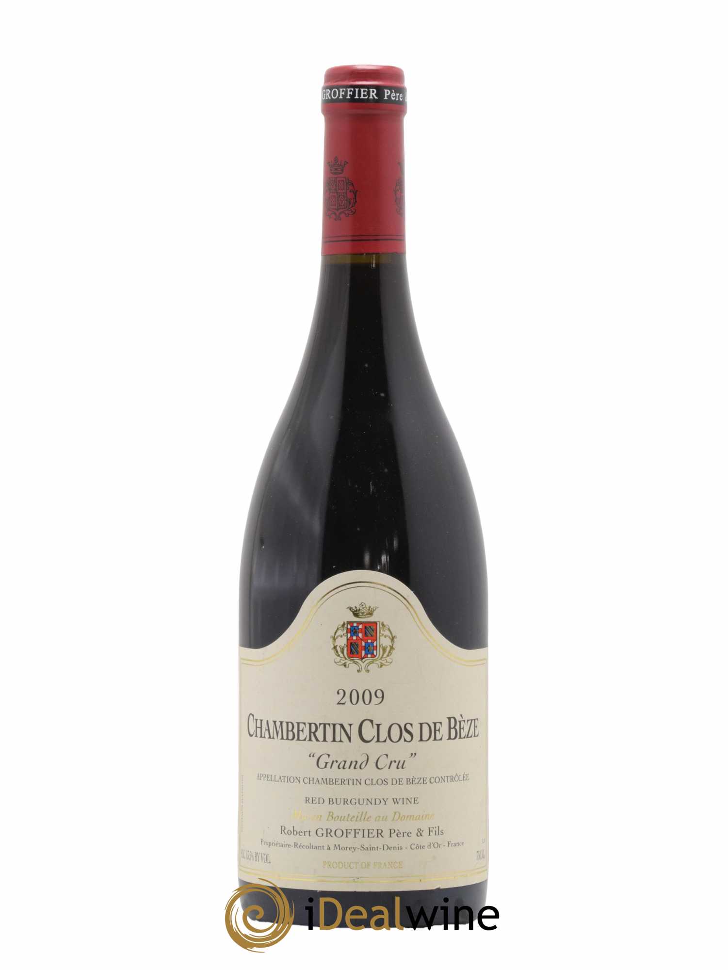 Chambertin Clos de Bèze Grand Cru Robert Groffier Père & Fils (Domaine) 2009 - Lot de 1 bouteille - 0