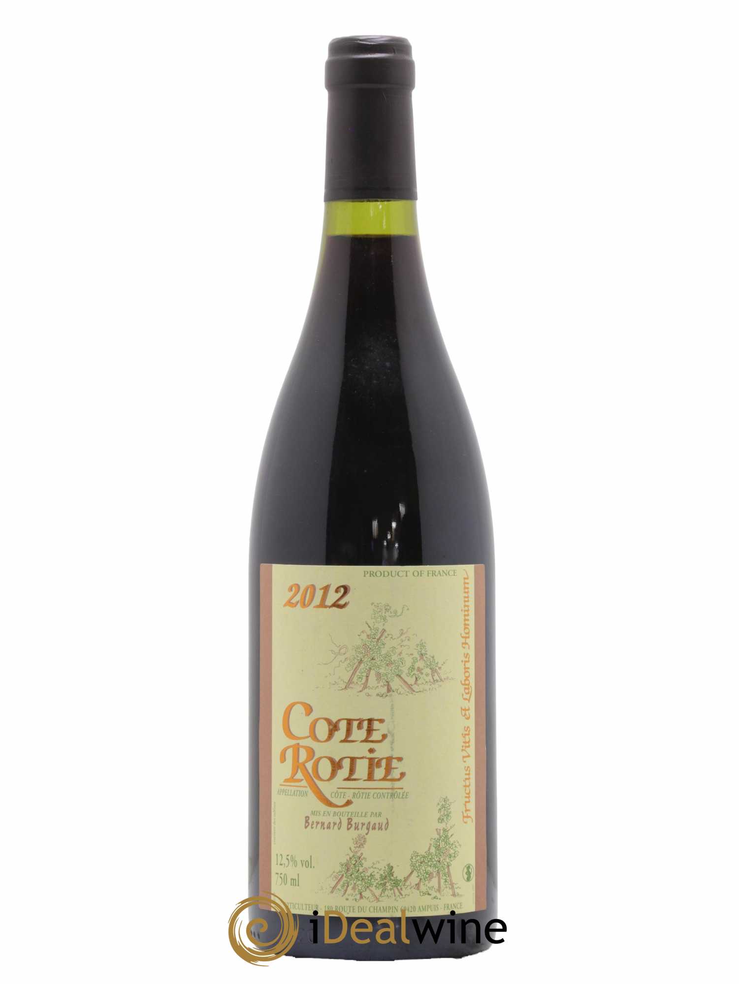 Côte-Rôtie Bernard Burgaud 2012 - Lot de 1 bouteille - 0