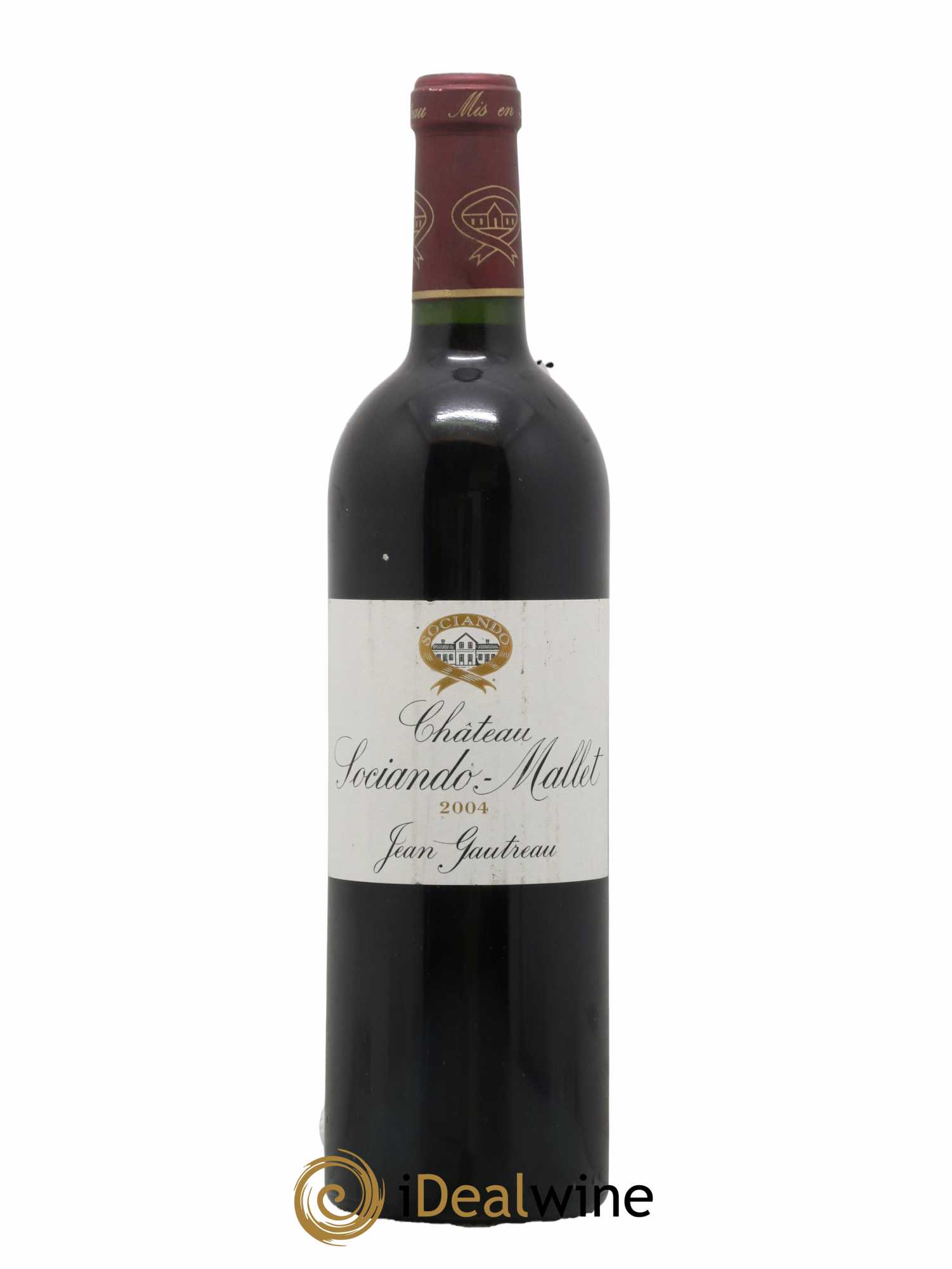 Château Sociando Mallet 2004 - Lot de 1 bouteille - 0
