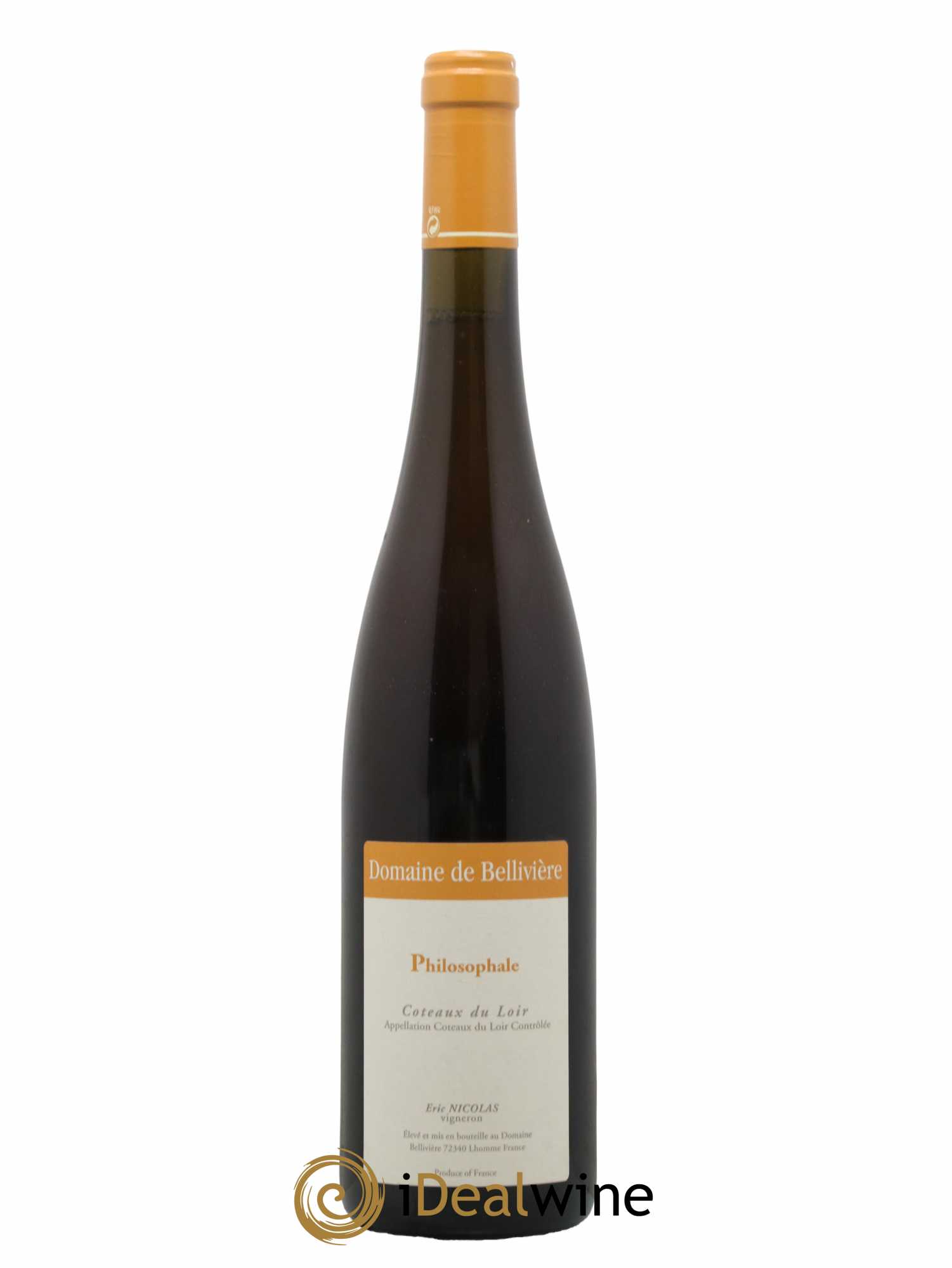 Coteaux du Loir Philosophale Domaine de Bellivière 2010 - Lotto di 1 bottiglia - 0