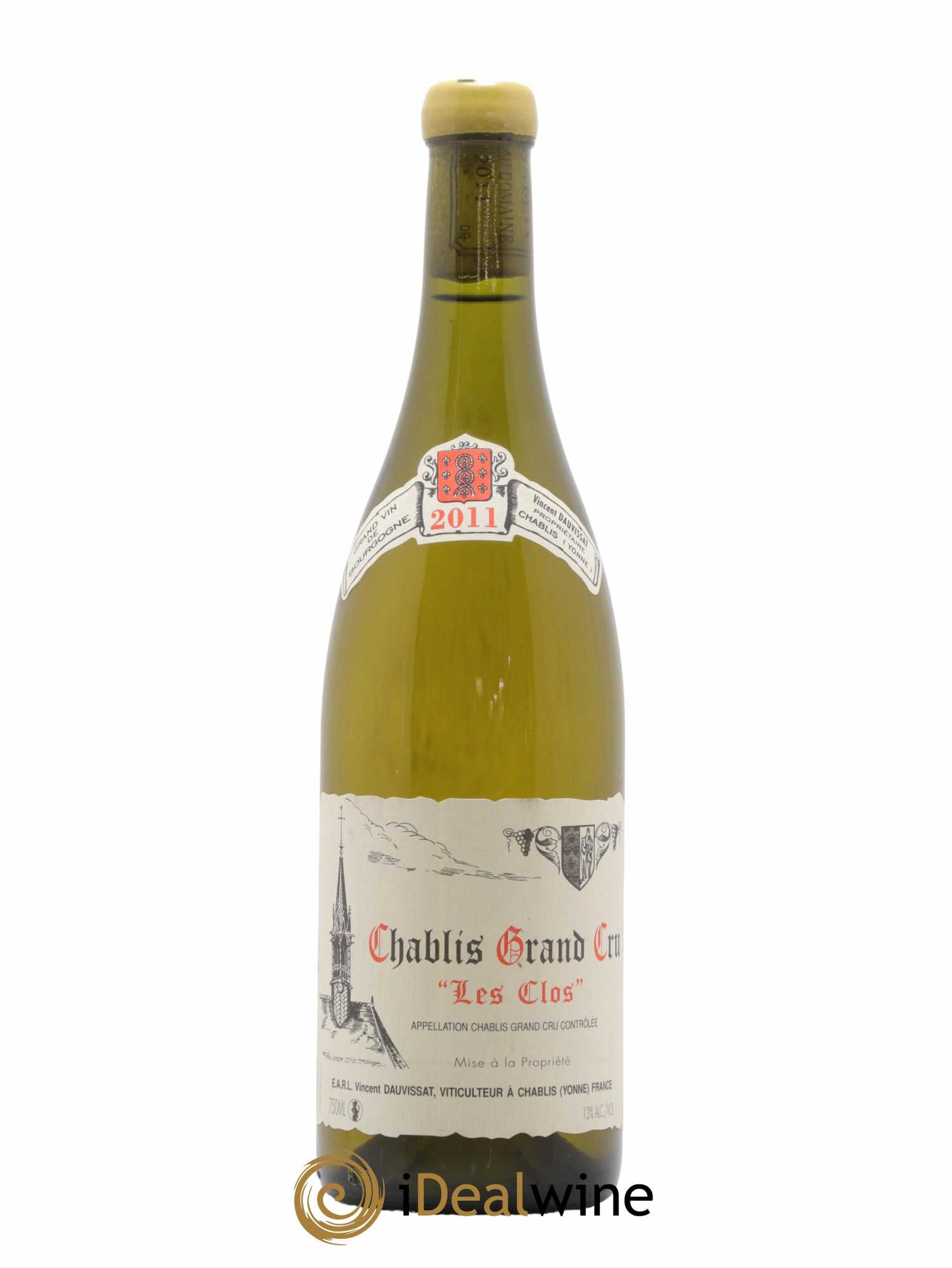 Chablis Grand Cru Les Clos Vincent Dauvissat (Domaine) 2011 - Lot de 1 bouteille - 0