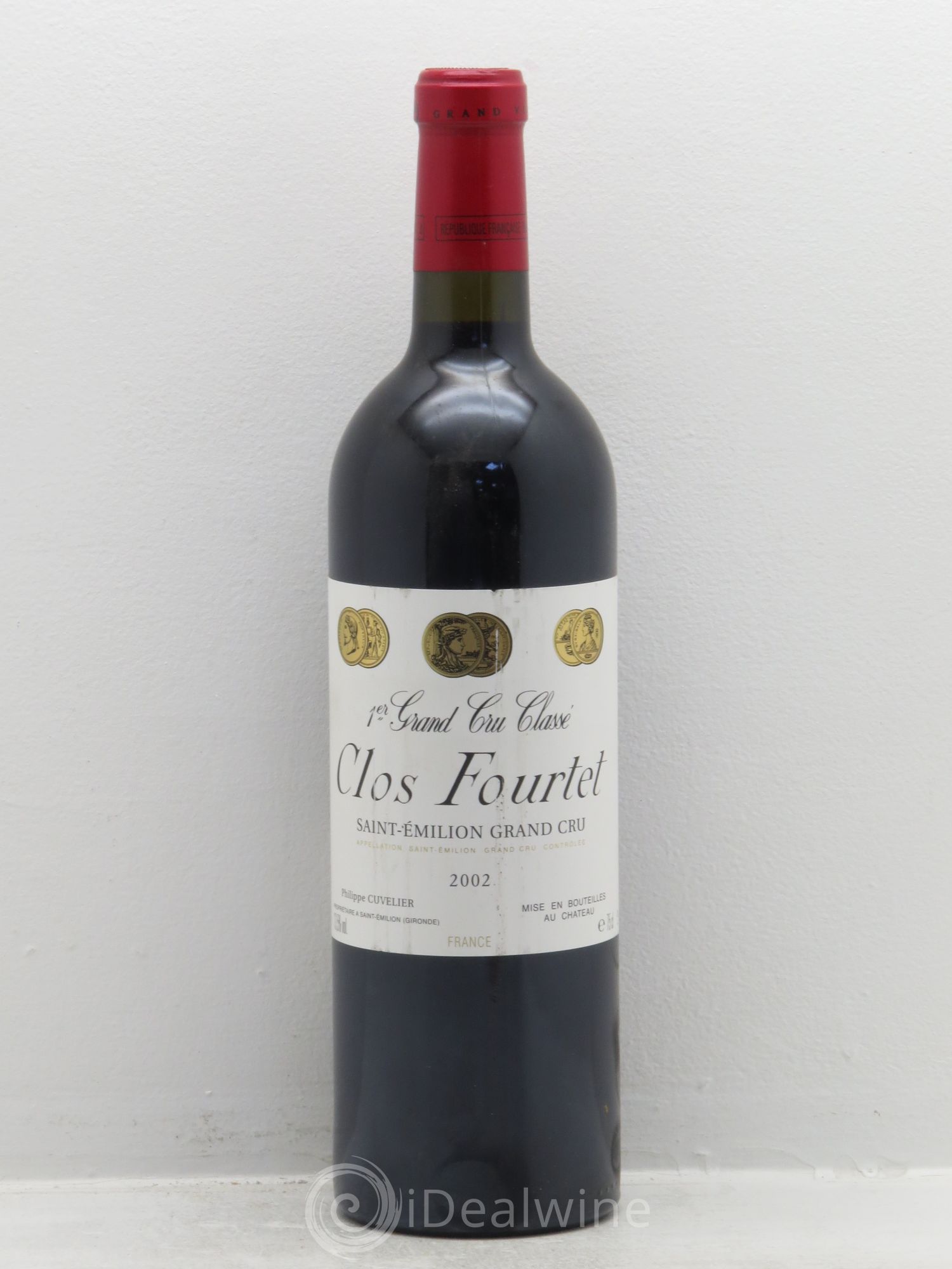 Clos Fourtet 1er Grand Cru Classé B (sans prix de réserve) 2002 - Lot de 1 bouteille - 0