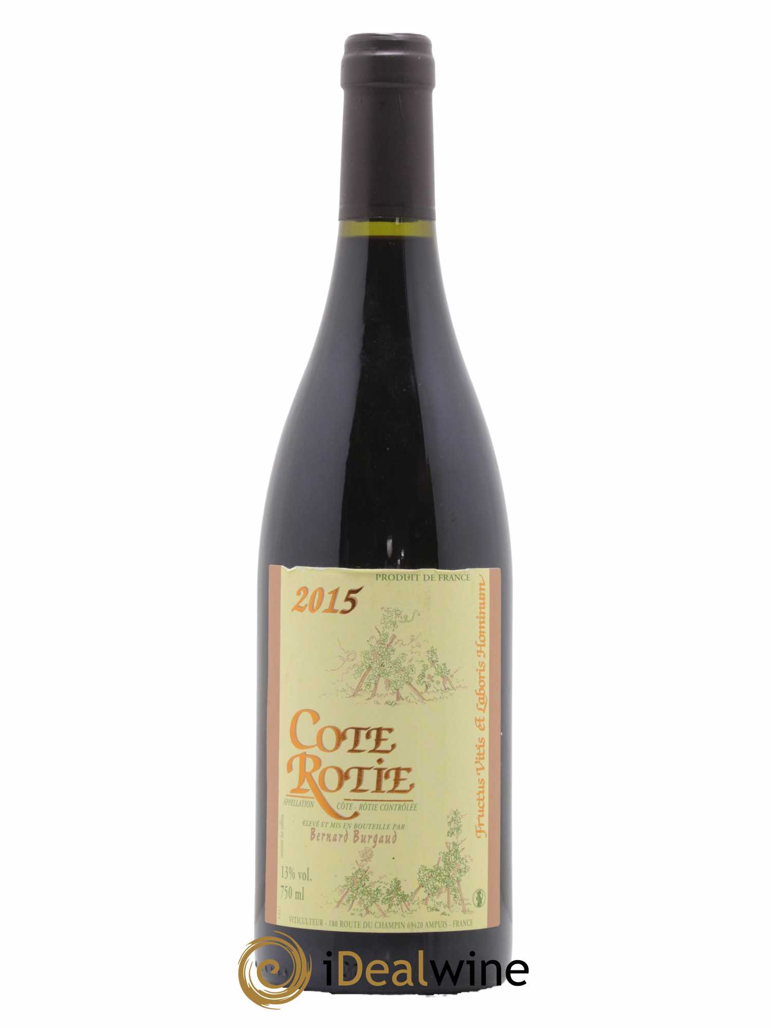 Côte-Rôtie Bernard Burgaud 2015 - Lot de 1 bouteille - 0
