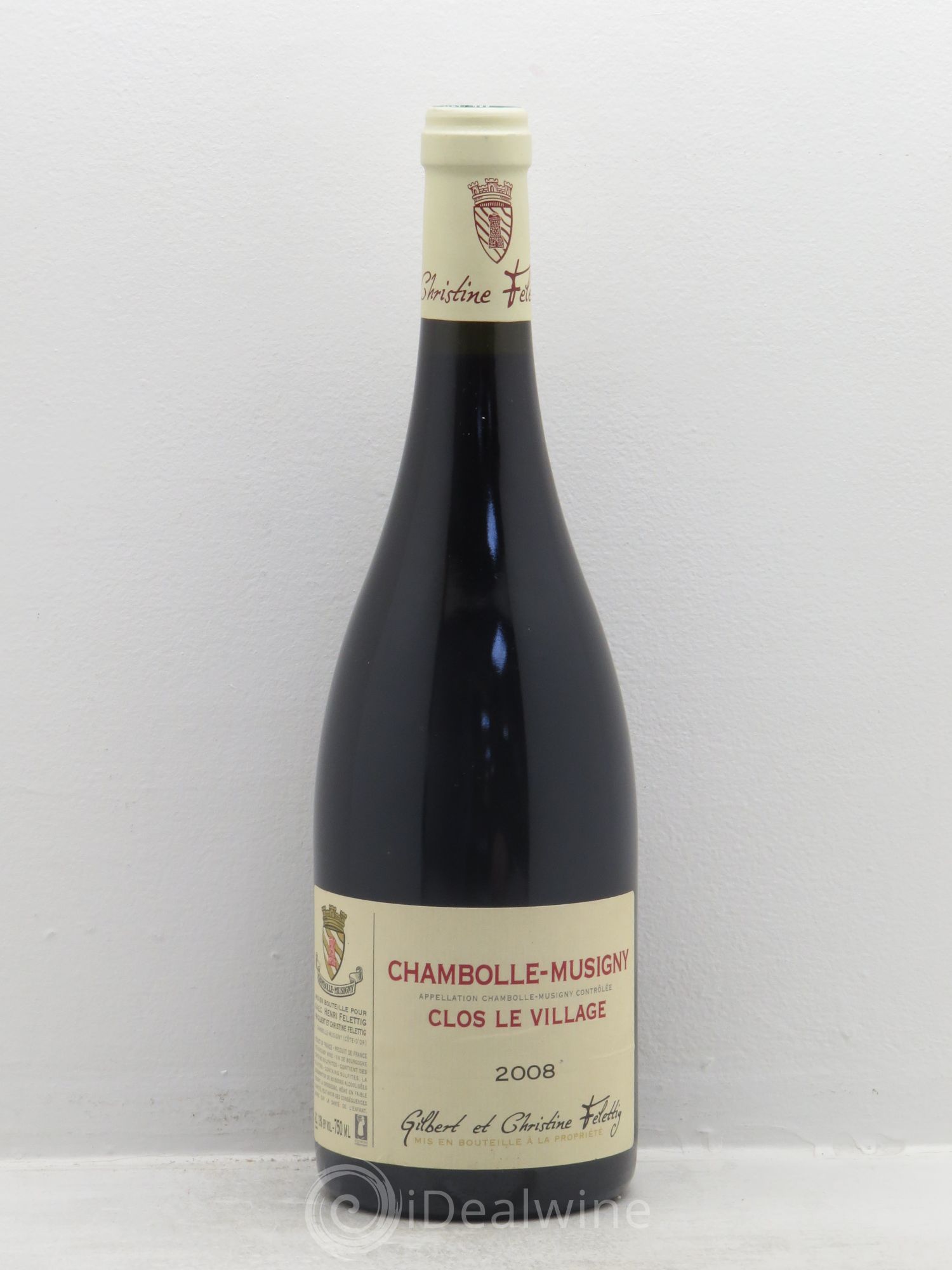 Chambolle-Musigny Clos Le Village - Domaine Felletig (sans prix de réserve) 2008 - Posten von 1 Flasche - 0