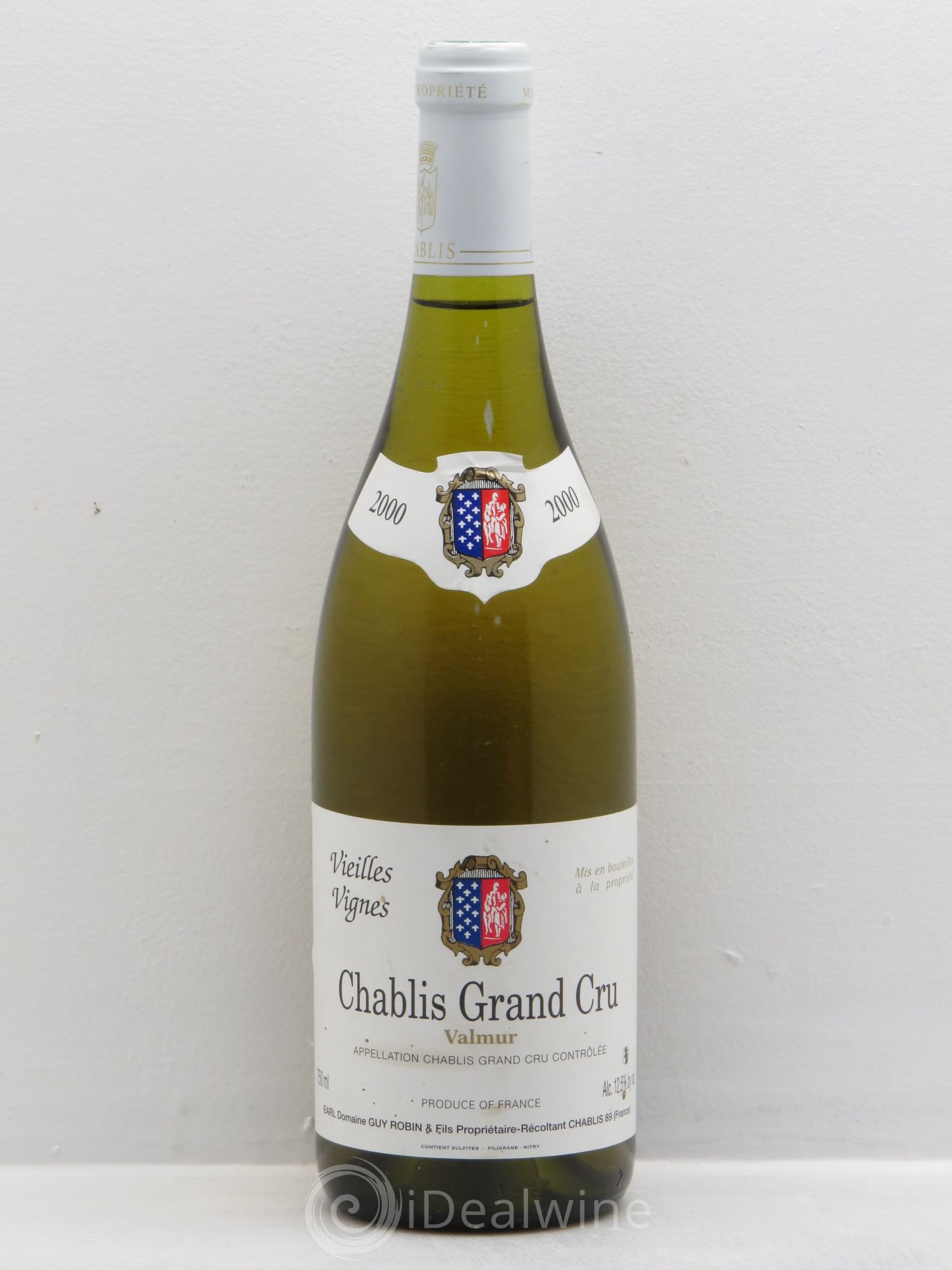 Chablis Grand Cru Vieilles vignes Guy Robin (sans prix de réserve) 2000 - Posten von 1 Flasche - 0