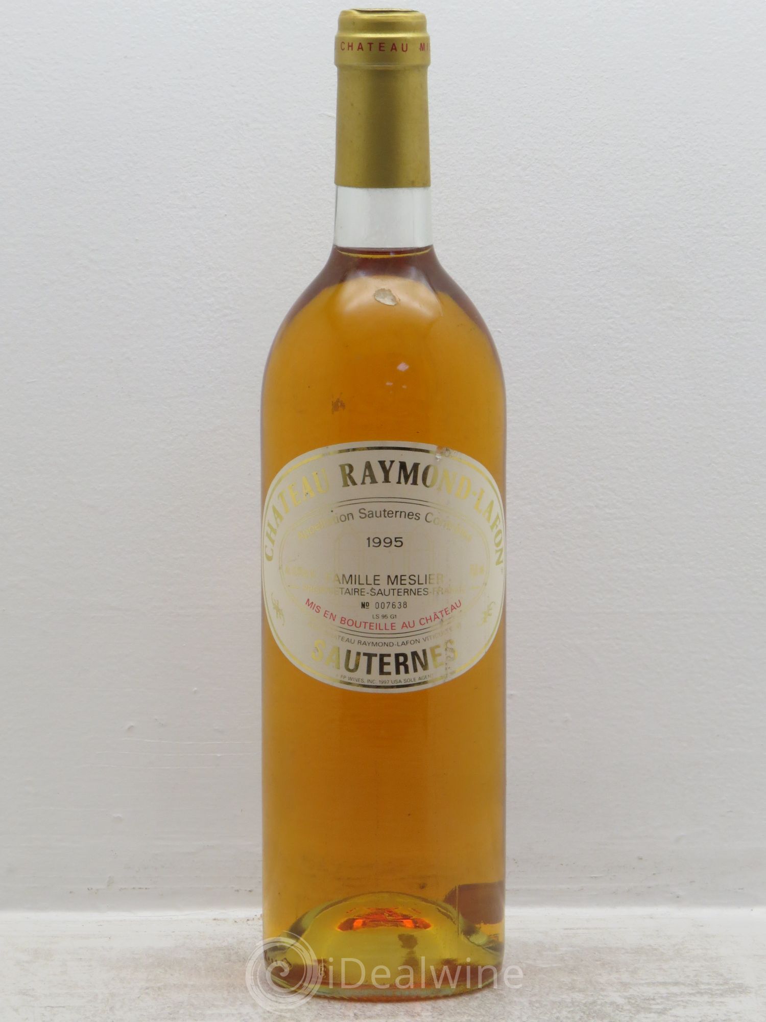 Château Raymond Lafon (senza prezzo di riserva) 1995 - Lotto di 1 bottiglia - 0