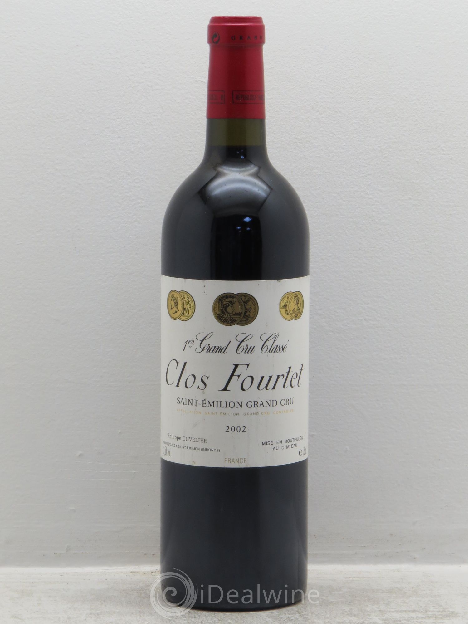 Clos Fourtet 1er Grand Cru Classé B (sans prix de réserve) 2002 - Lot de 1 bouteille - 0