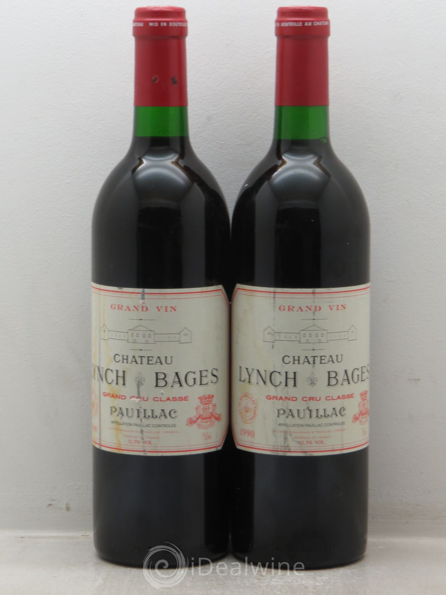 Château Lynch Bages 5ème Grand Cru Classé 1990 - Lot de 2 bouteilles - 0
