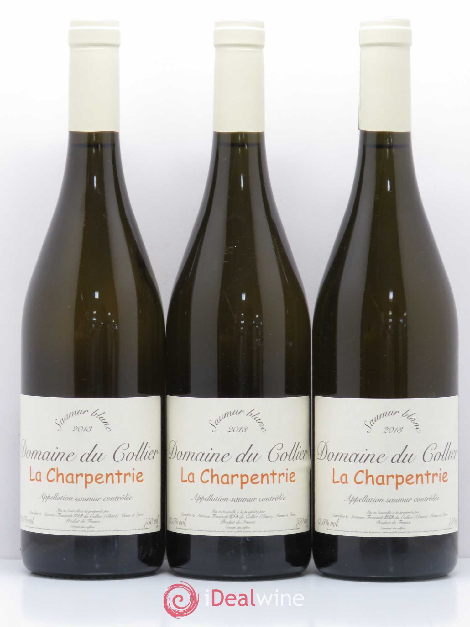 Saumur La Charpentrie Domaine du Collier 2013 - Lot de 3 bouteilles - 0