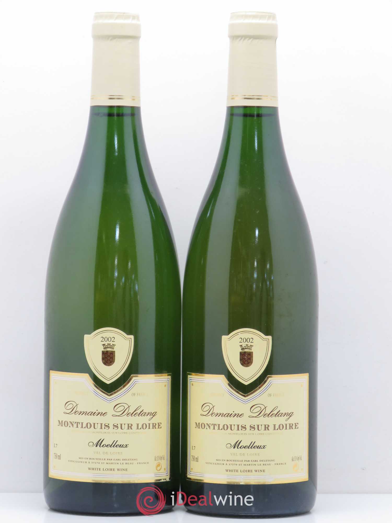 Montlouis-sur-Loire Domaine Stéphane Deletang 2002 - Lotto di 5 bottiglie - 2