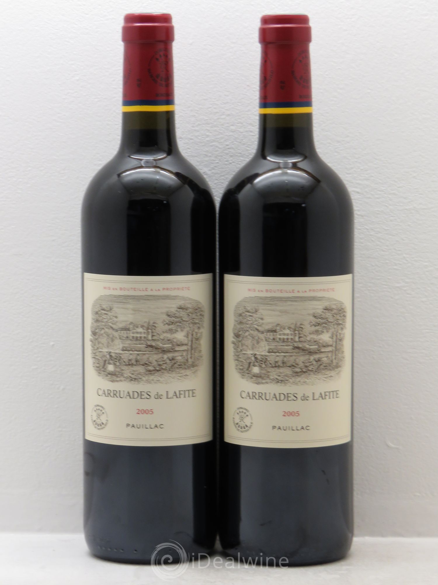 Carruades de Lafite Rothschild Second Vin 2005 - Lot de 2 bouteilles - 0