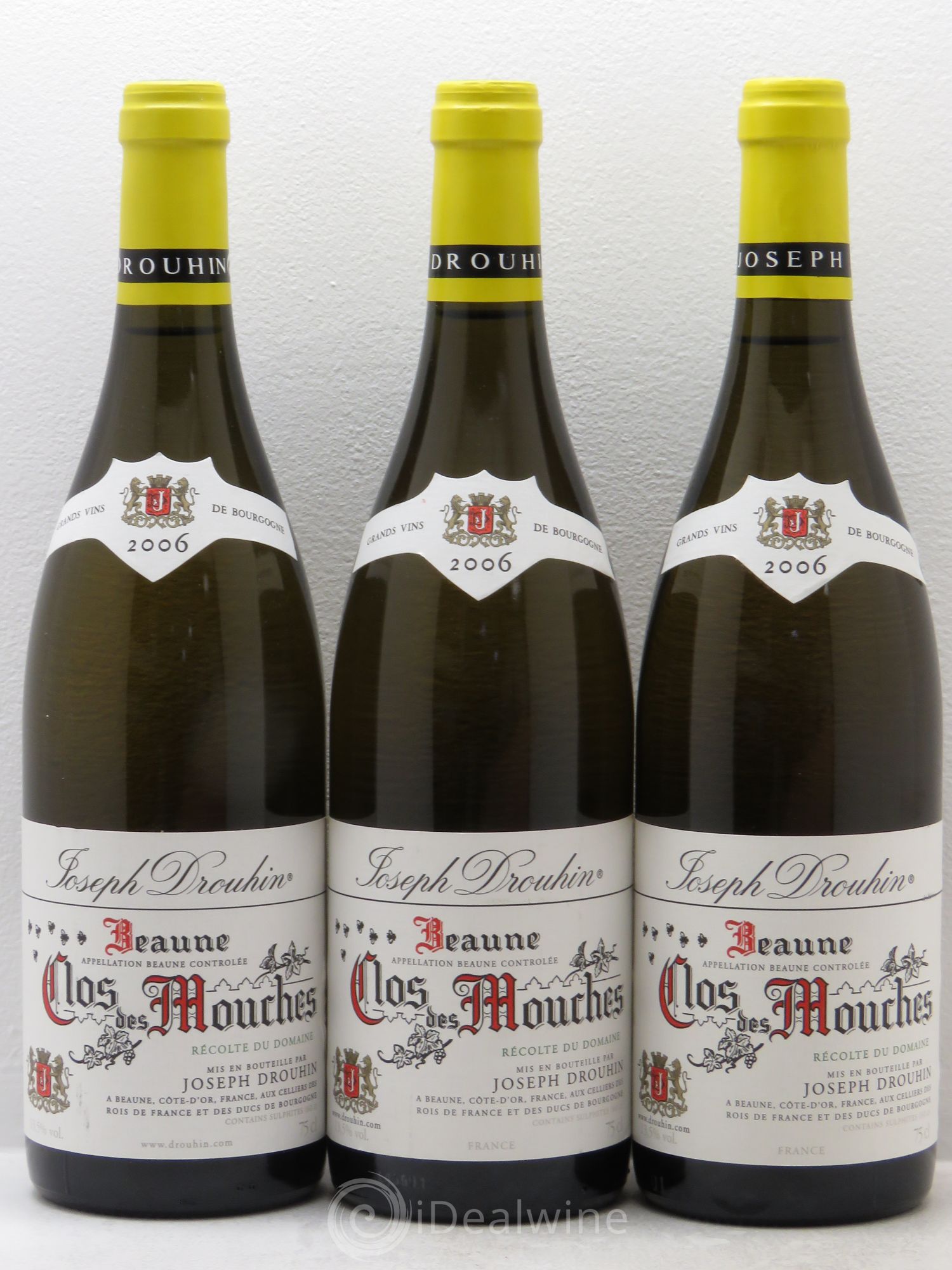 Beaune 1er Cru Clos des Mouches Joseph Drouhin 2006 - Lot de 3 bouteilles - 0