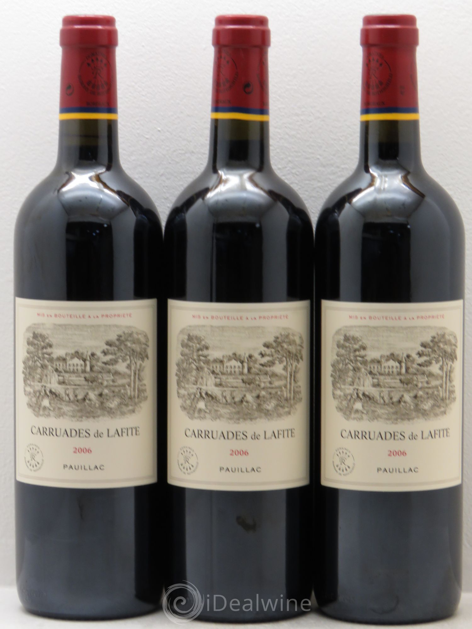 Carruades de Lafite Rothschild Second Vin 2006 - Lot de 3 bouteilles - 0