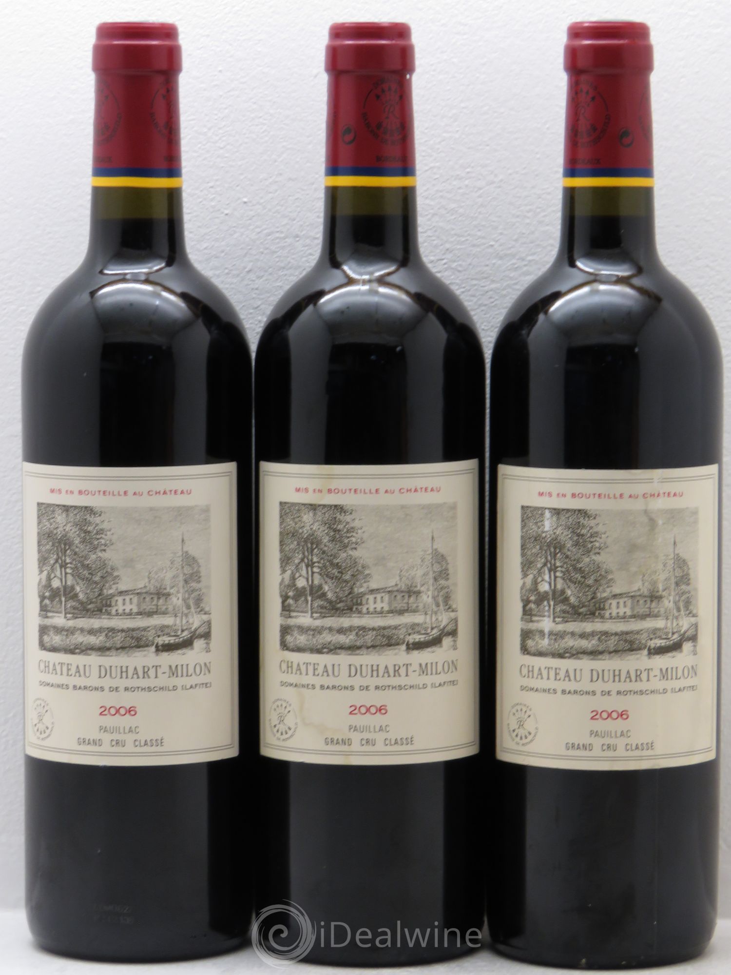 Château Duhart-Milon 4ème Grand Cru Classé 2006 - Lot de 3 bouteilles - 0