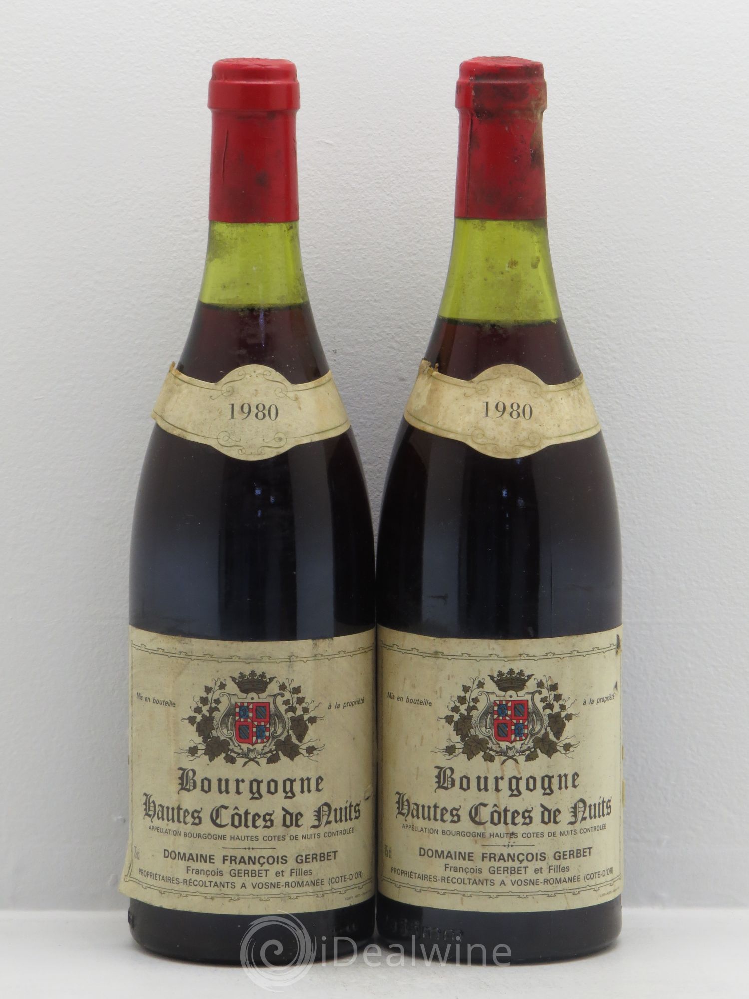 Hautes-Côtes de Nuits François Gerbet 1980 - Lot de 2 bouteilles - 0