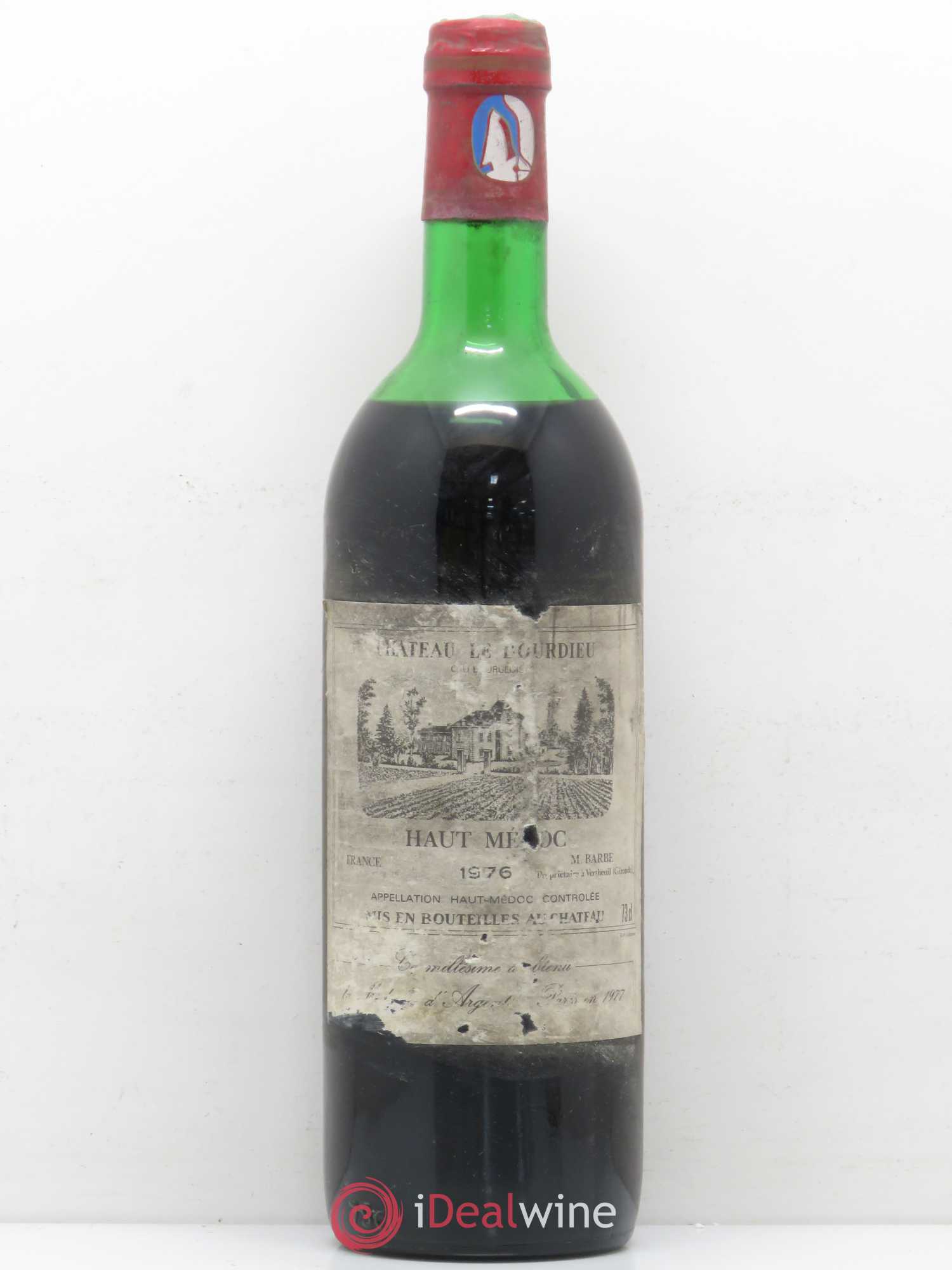 Château le Bourdieu Cru Bourgeois 1976 - Lot de 1 bouteille - 0