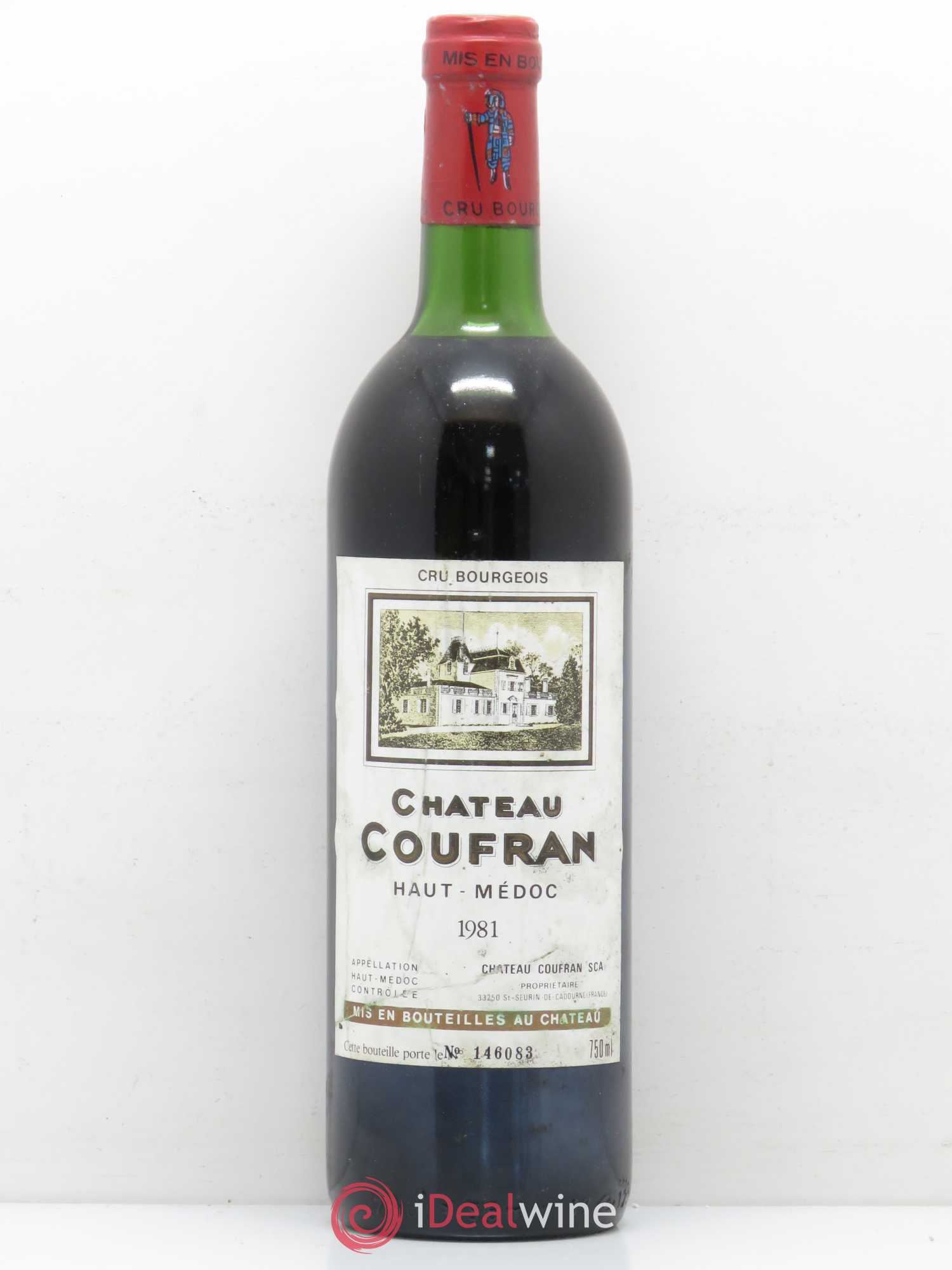 Château Coufran Cru Bourgeois 1981 - Lot de 1 bouteille - 0