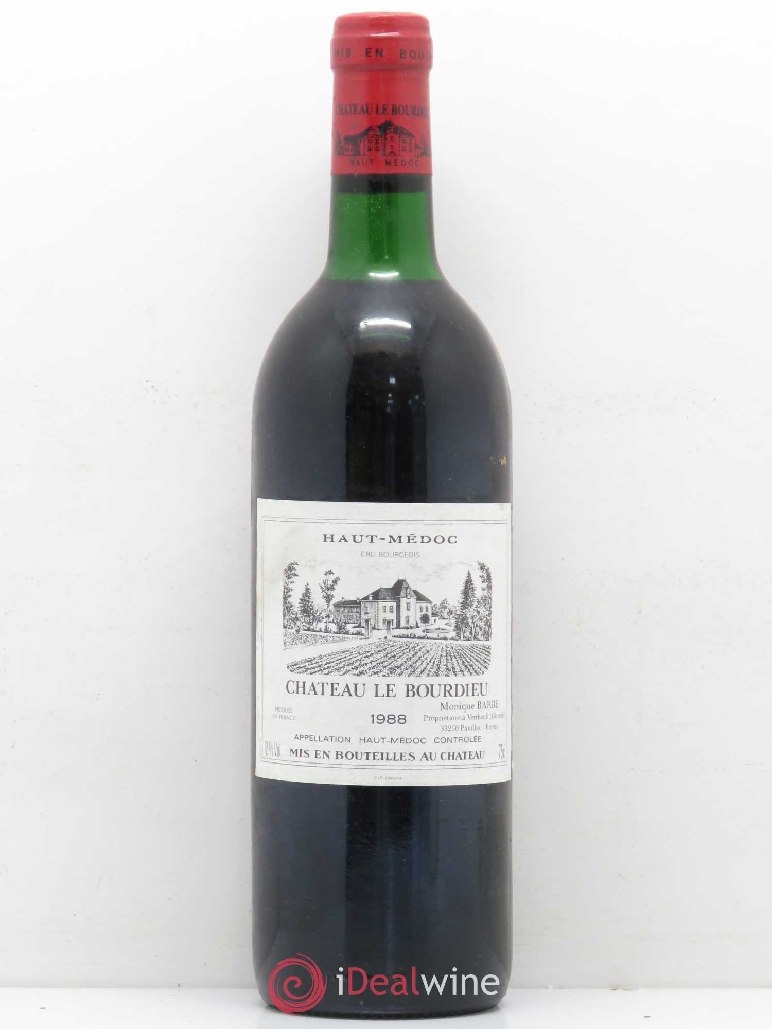 Château le Bourdieu Cru Bourgeois (sans prix de réserve) 1988 - Lot de 1 bouteille - 0