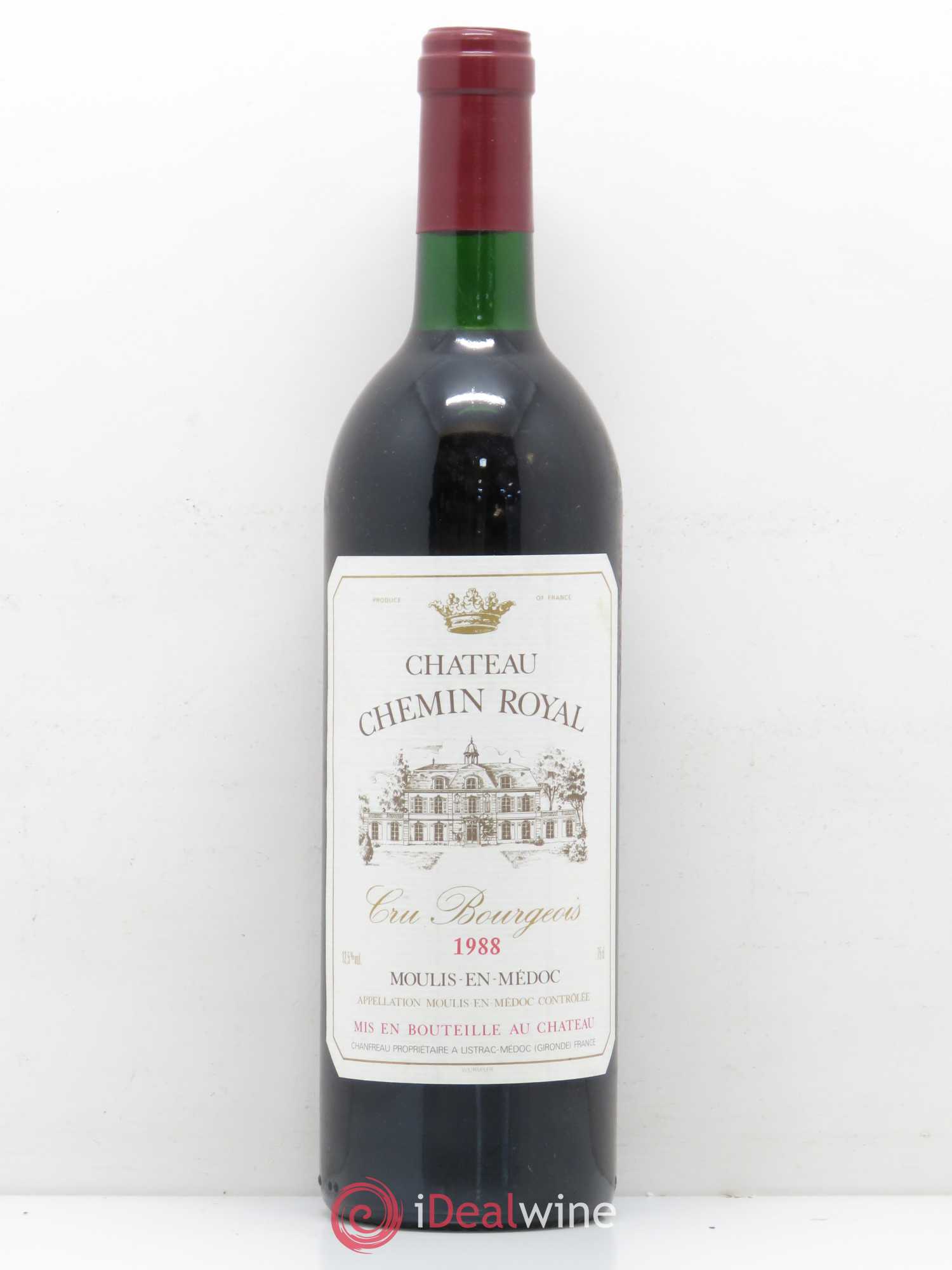Moulis en Médoc Château Chemin Royal 1988 - Lot de 1 bouteille - 0