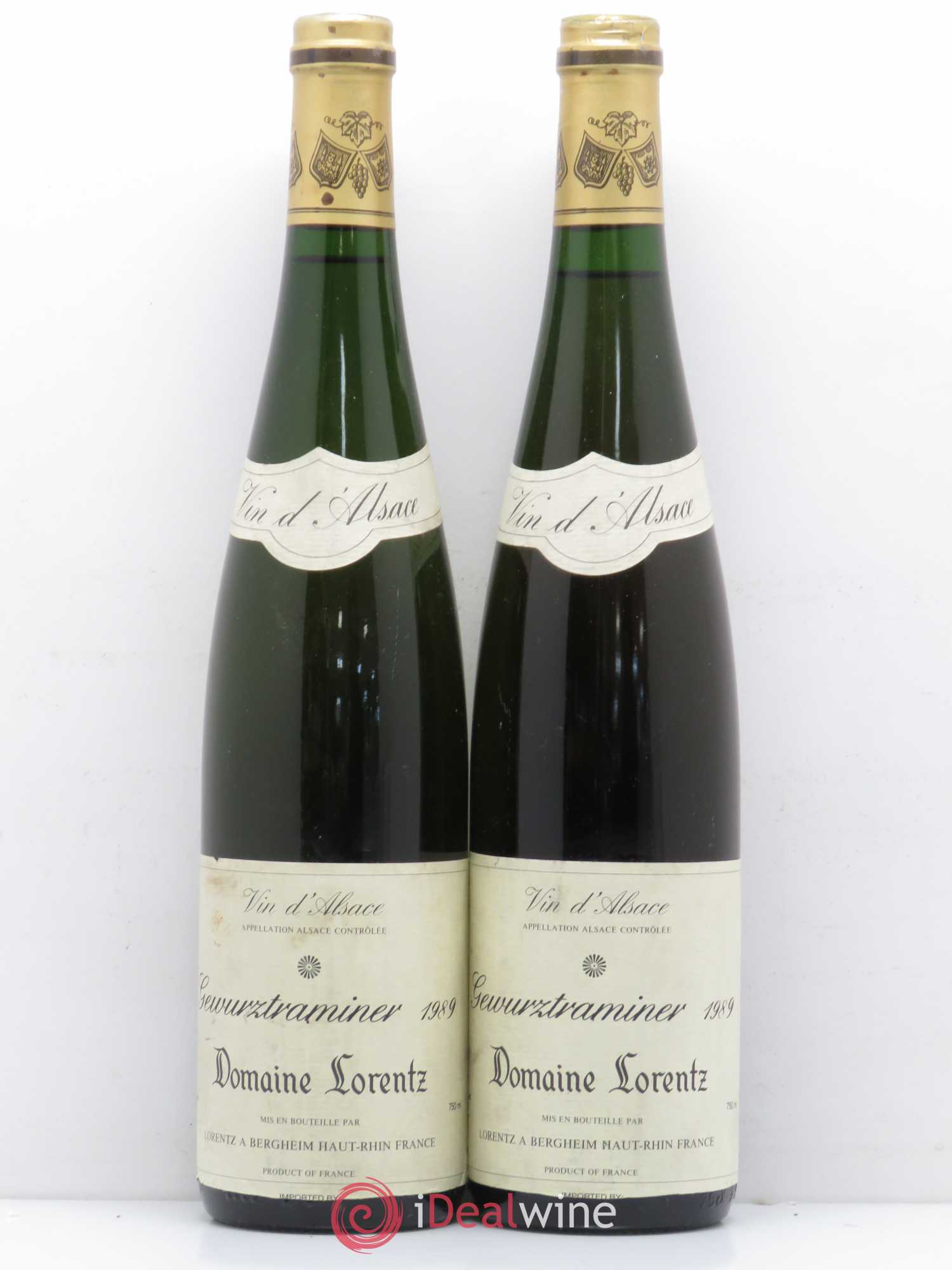 Gewurztraminer André Lorentz 1989 - Lot de 2 bouteilles - 0