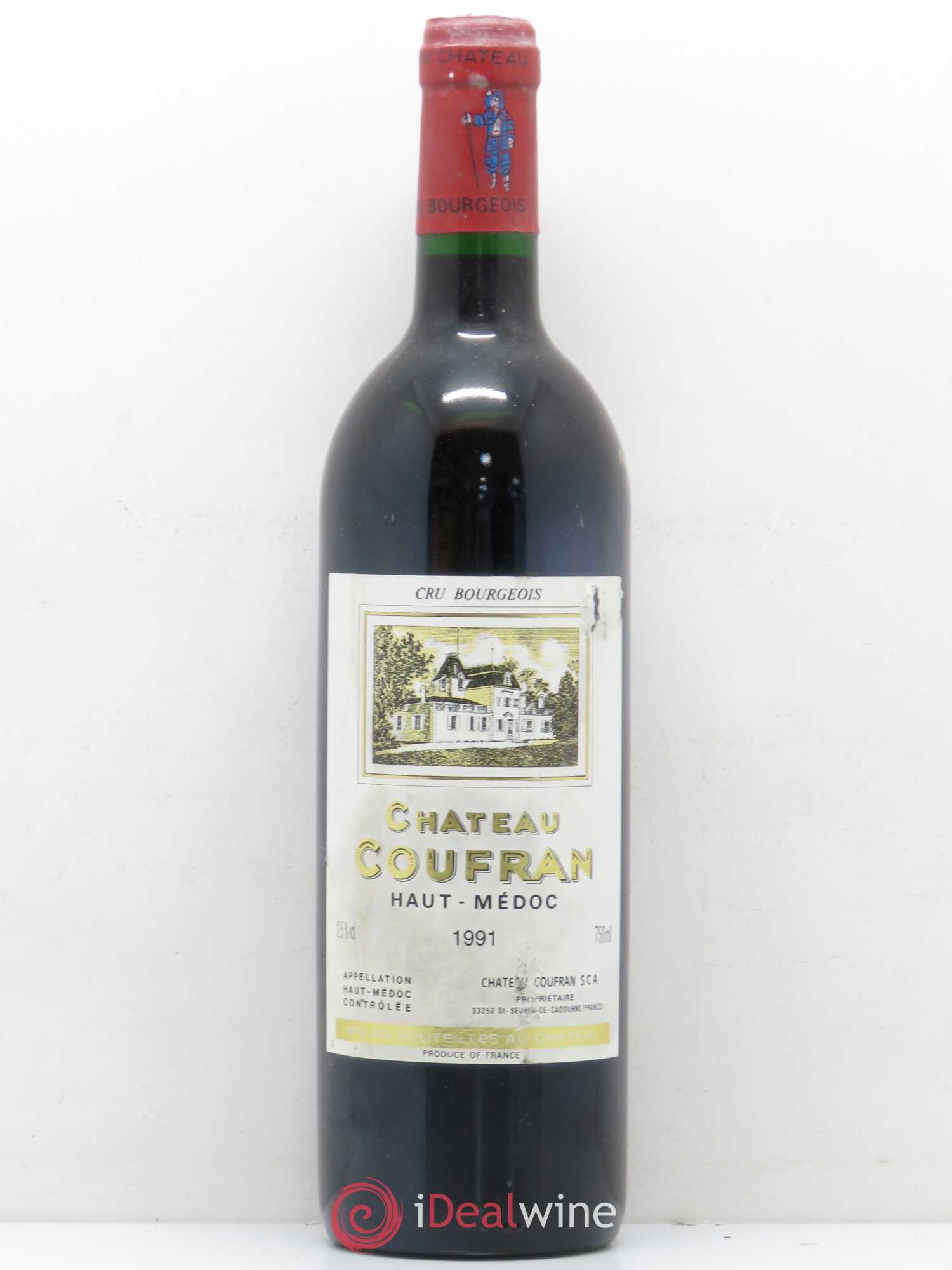 Château Coufran Cru Bourgeois 1991 - Lot de 1 bouteille - 0