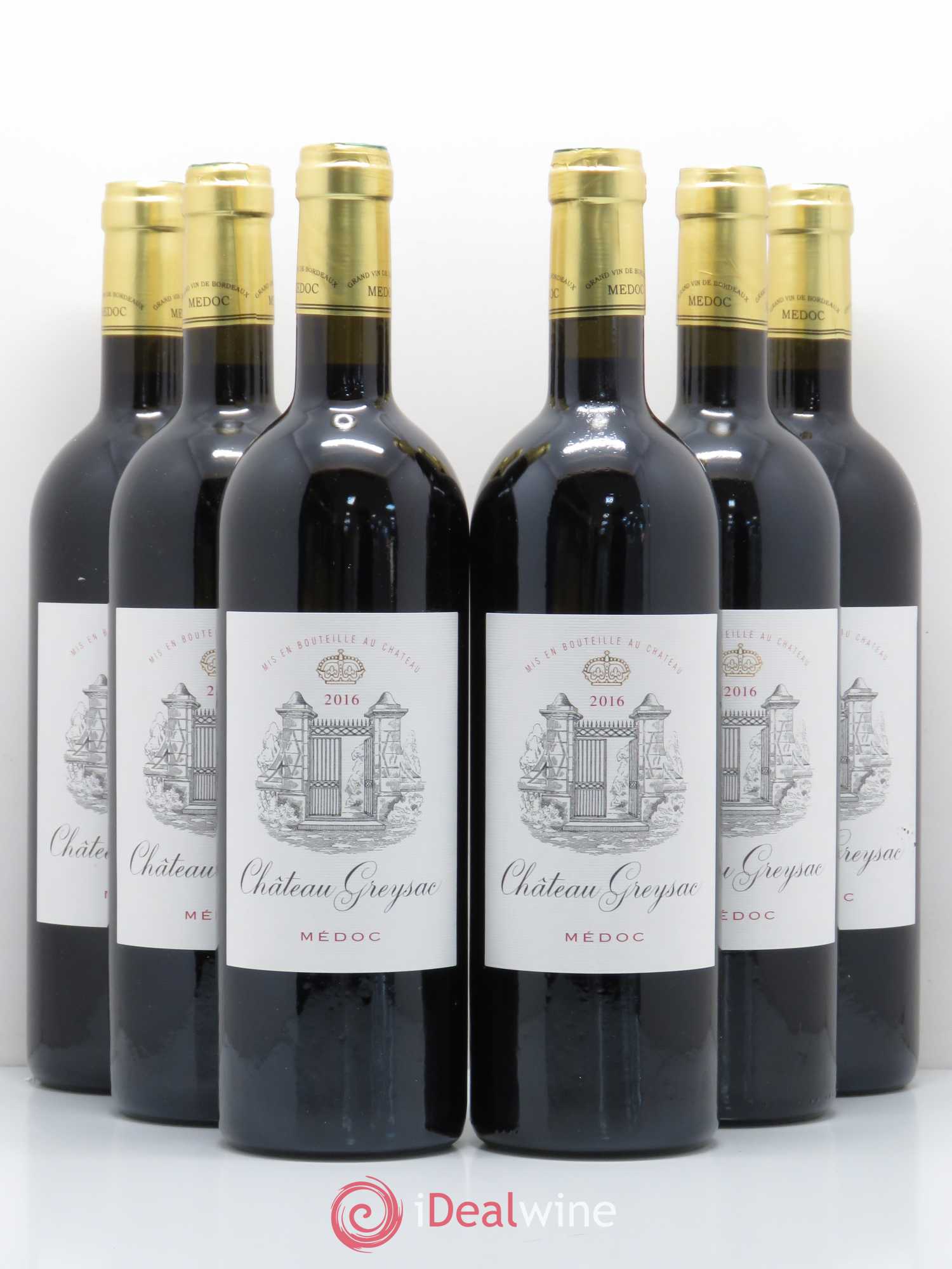 Château Greysac Cru Bourgeois (sans prix de réserve) 2016 - Lot de 6 bouteilles - 0