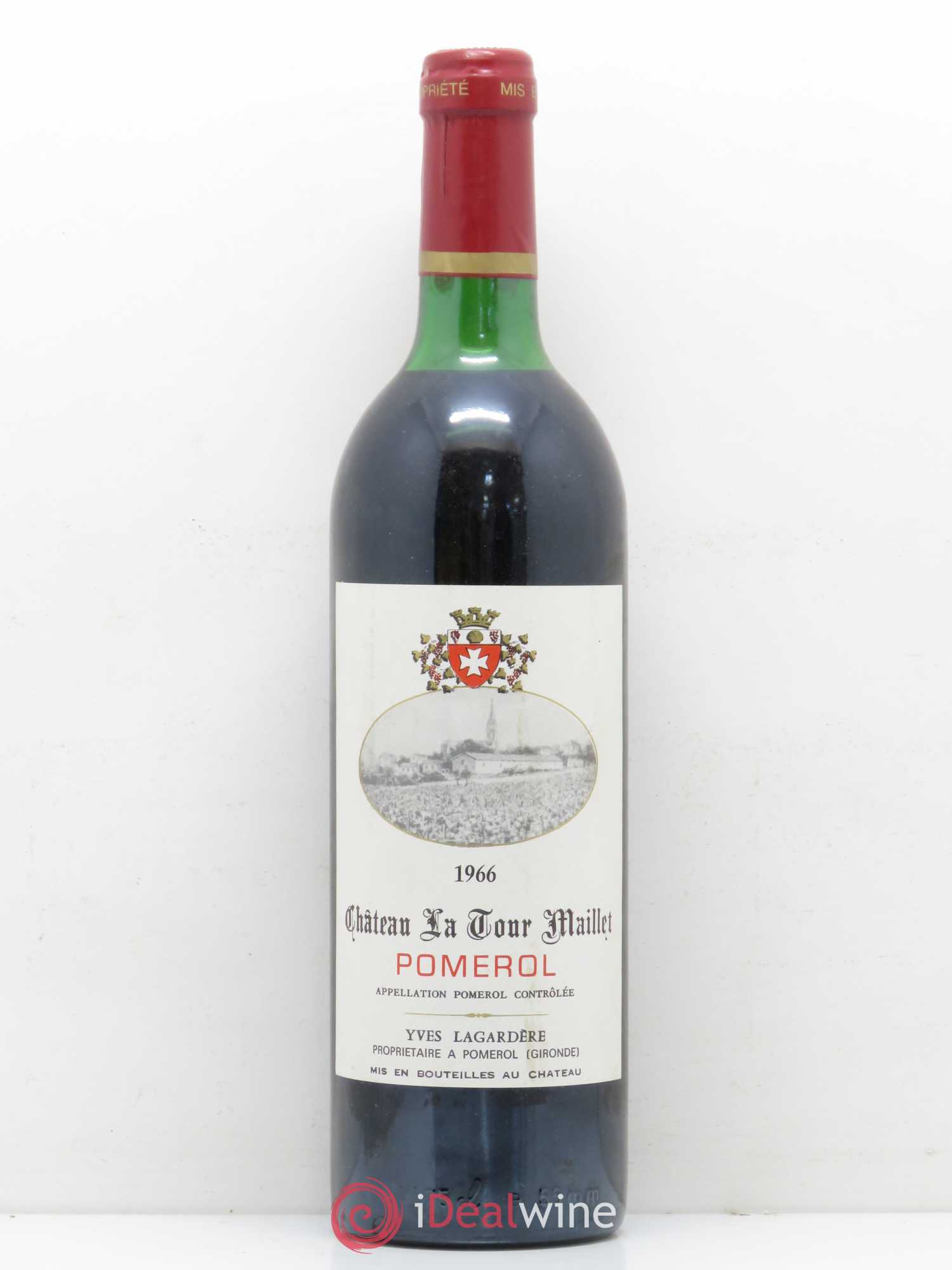 Château Tour Maillet 1966 - Lot de 1 bouteille - 0