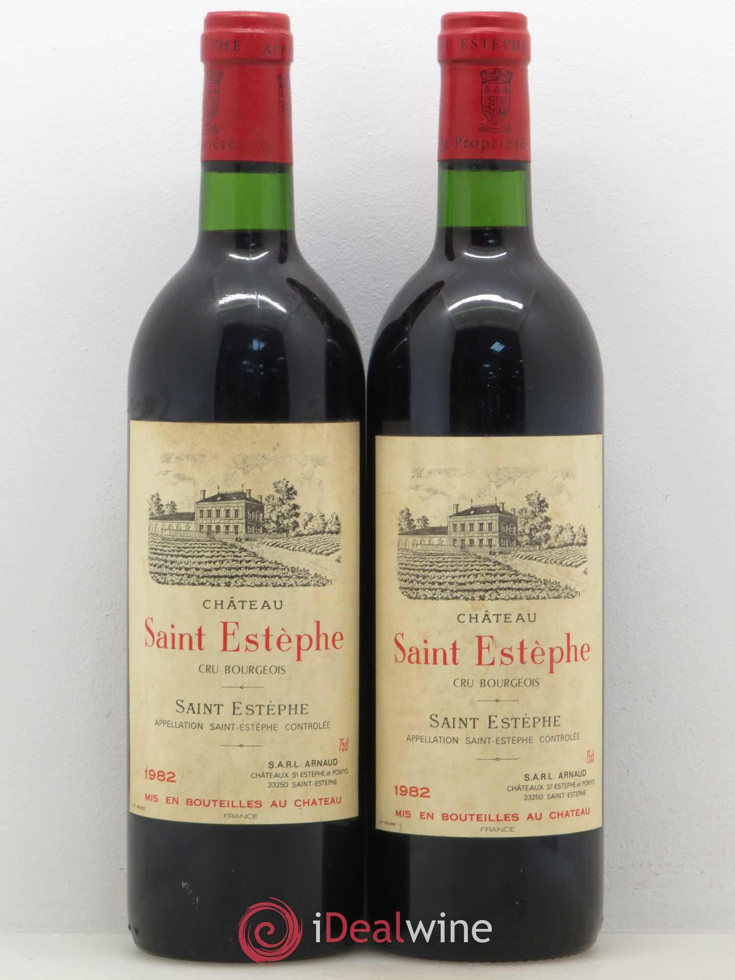Château Saint-Estèphe 1982 - Lot de 2 bouteilles - 0