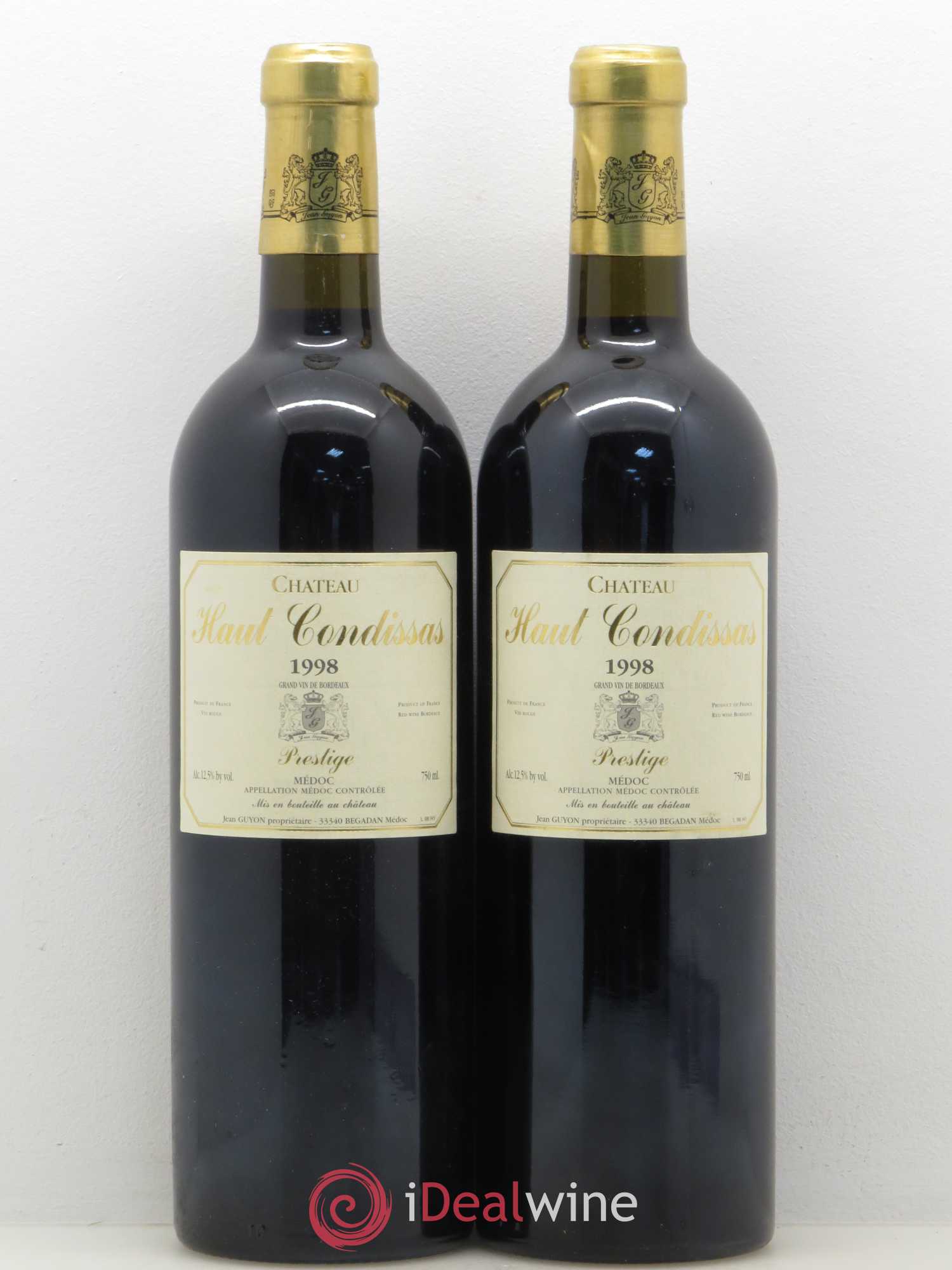 Haut-Condissas Prestige 1998 - Lot de 2 bouteilles - 0