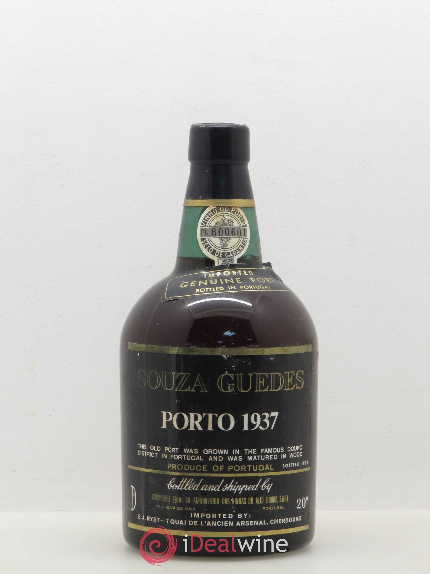 Porto Souza Guedes 1937 - Lot de 1 bouteille - 0