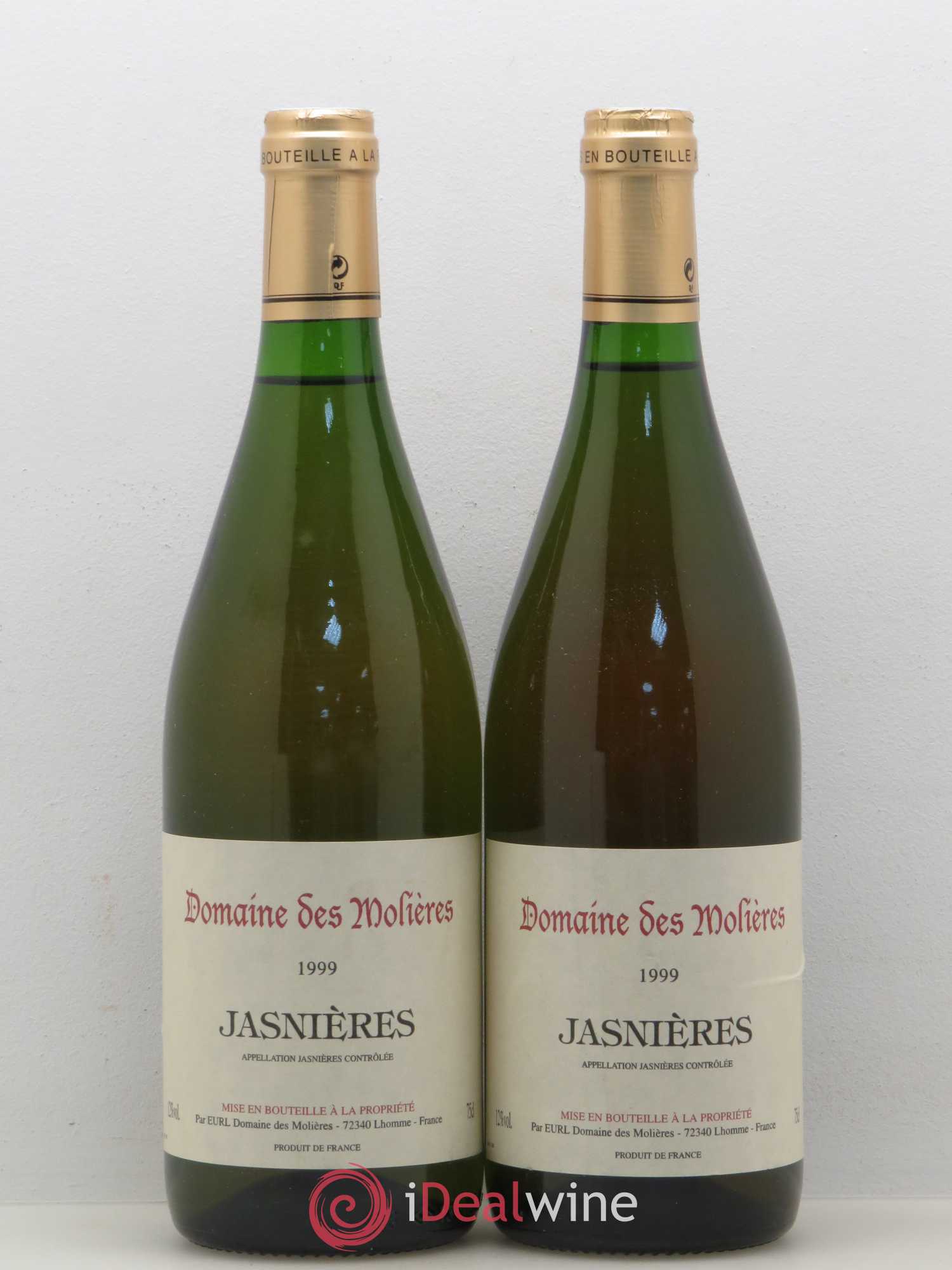 Jasnières Domaine des Molières 1999 - Lot de 2 bouteilles - 0
