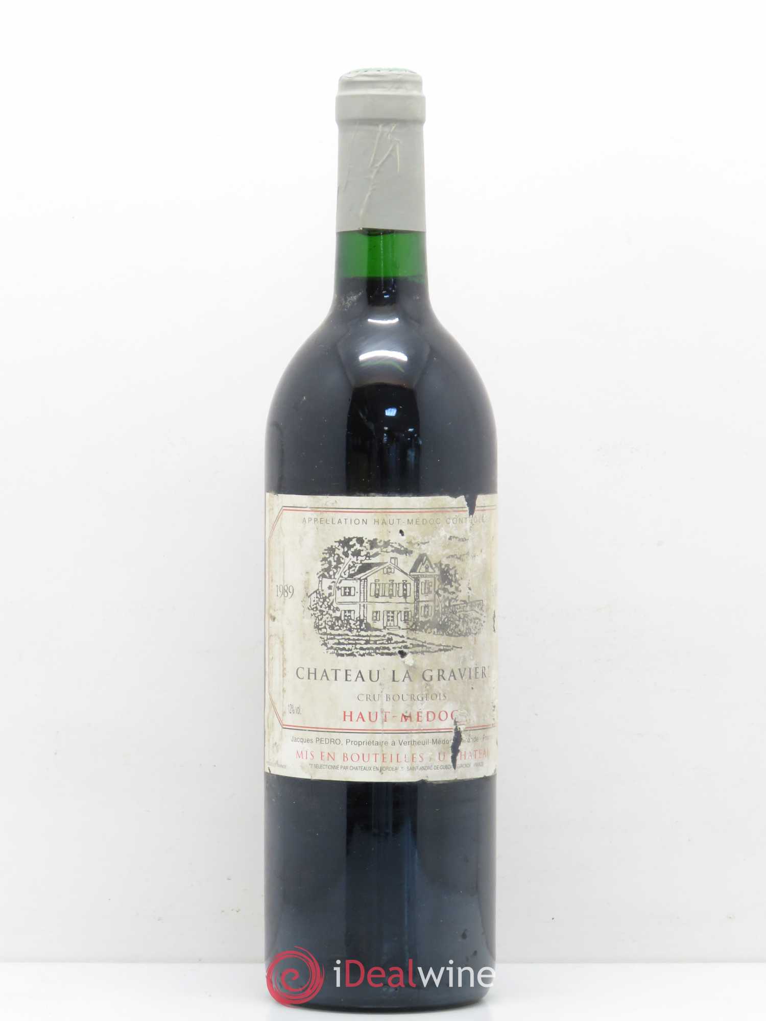 Bordeaux Haut-Médoc Château La Graviere 1989 - Posten von 1 Flasche - 0
