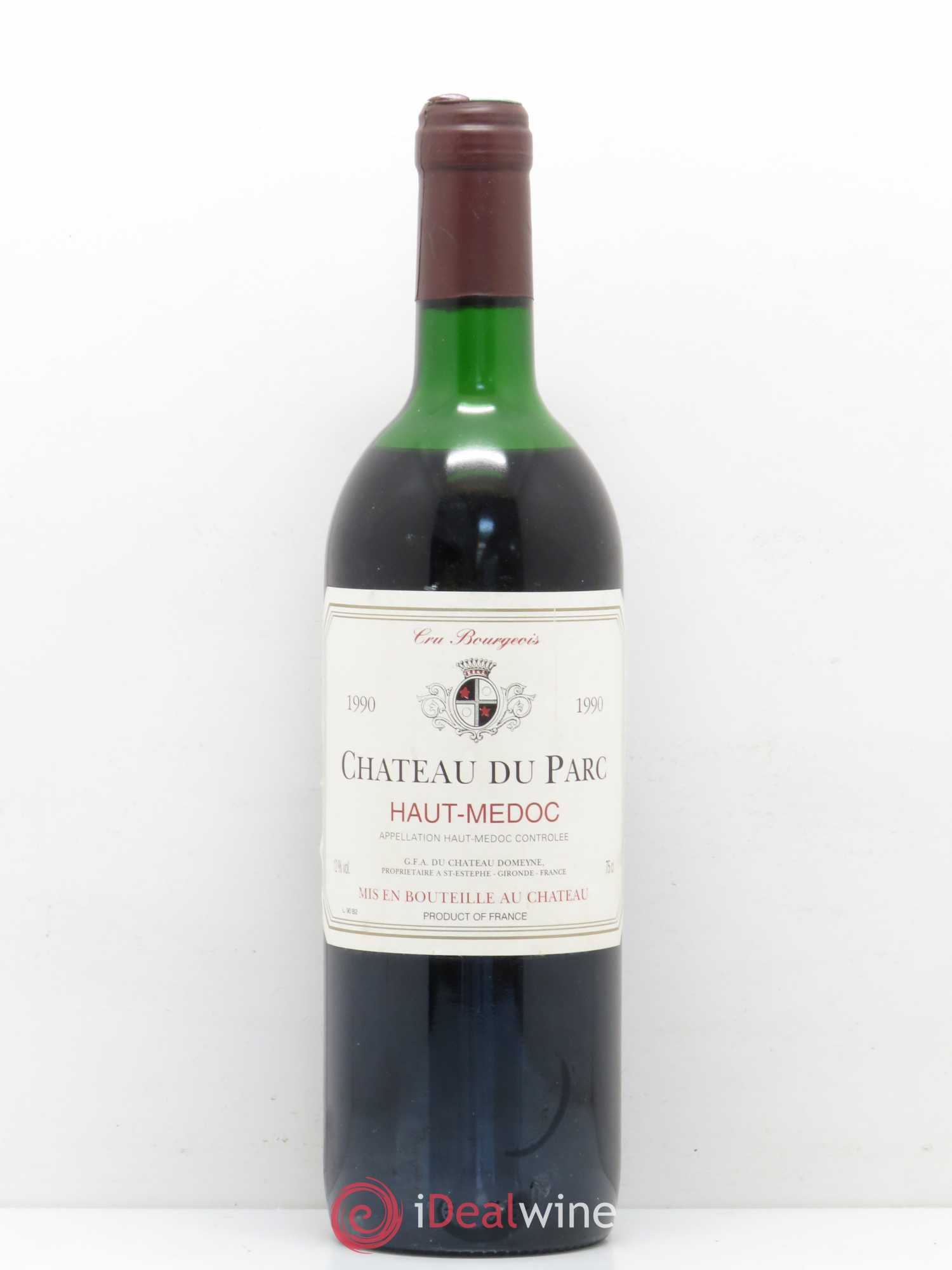 Bordeaux Haut-Médoc Château Du Parc 1990 - Posten von 1 Flasche - 0