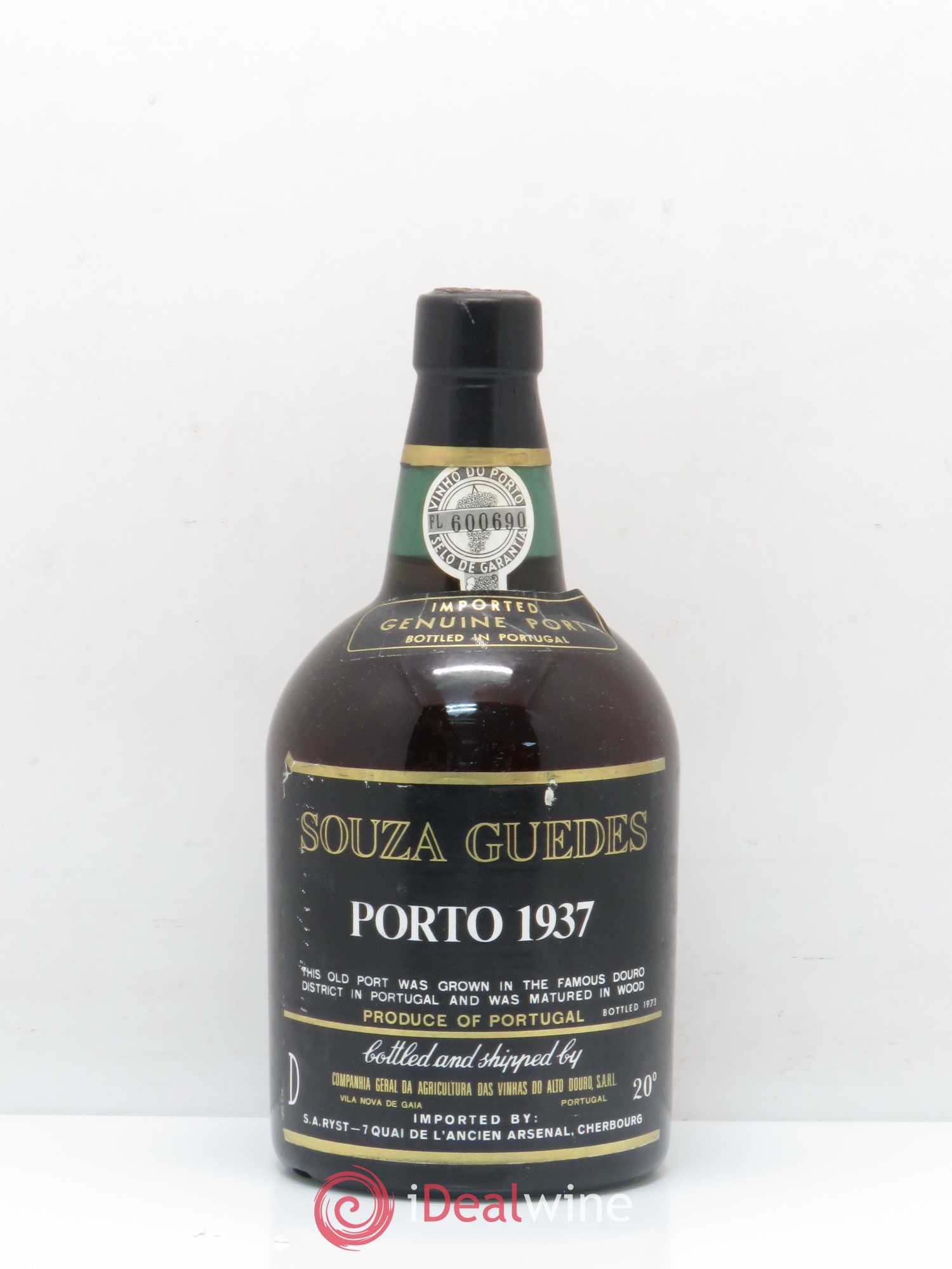 Porto Souza Guedes 1937 - Lot de 1 bouteille - 0