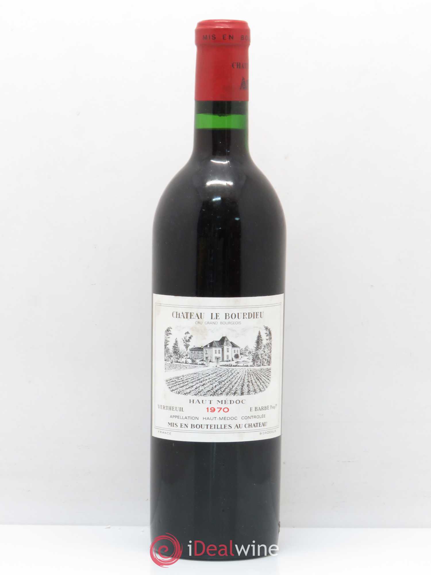 Château le Bourdieu Cru Bourgeois 1970 - Lot de 1 bouteille - 0