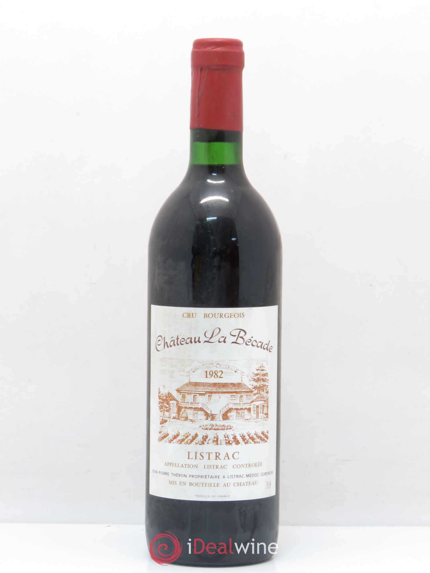 Listrac Château La Becade 1982 - Posten von 1 Flasche - 0