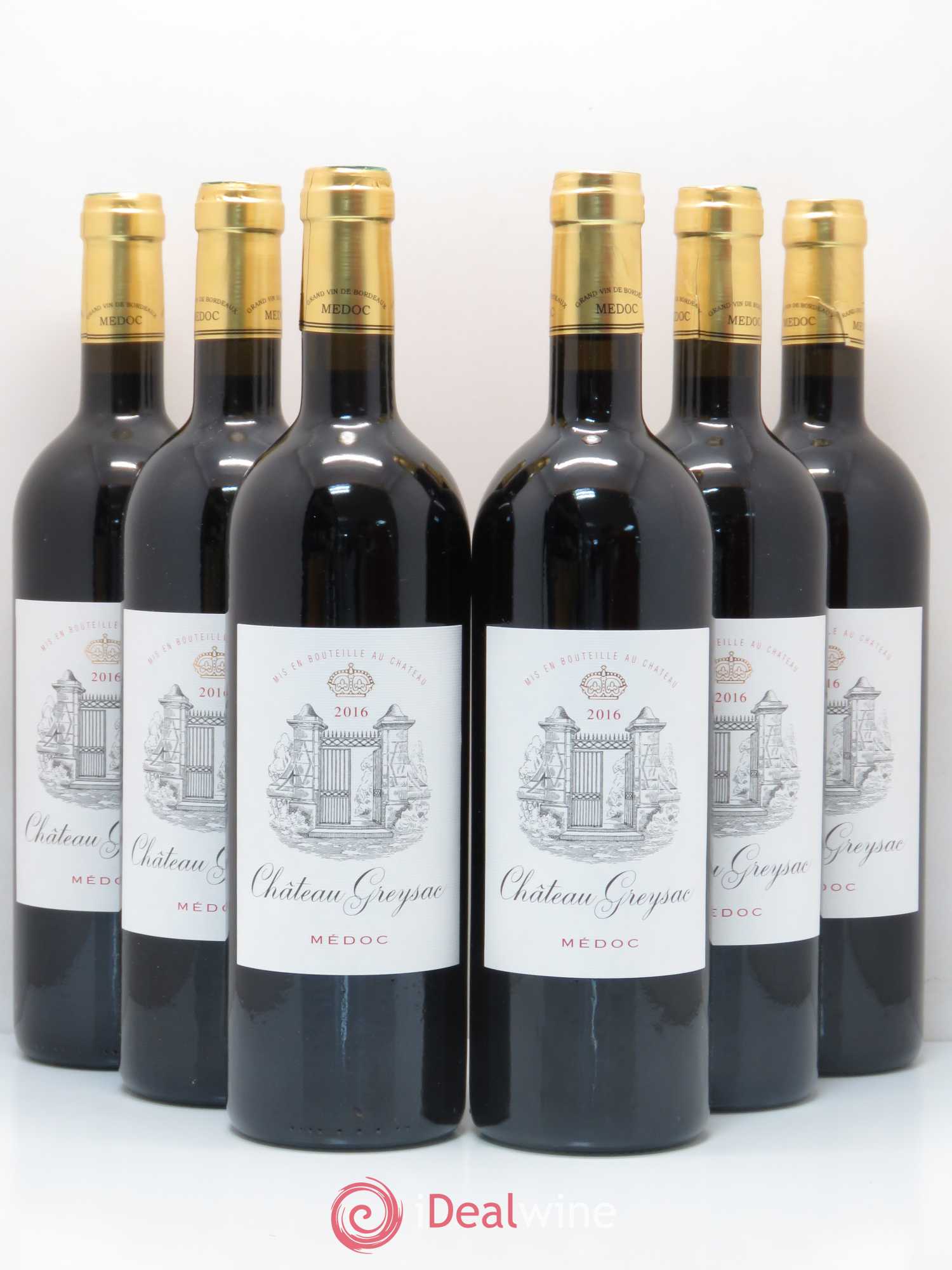 Château Greysac Cru Bourgeois 2016 - Lot de 6 bouteilles - 0