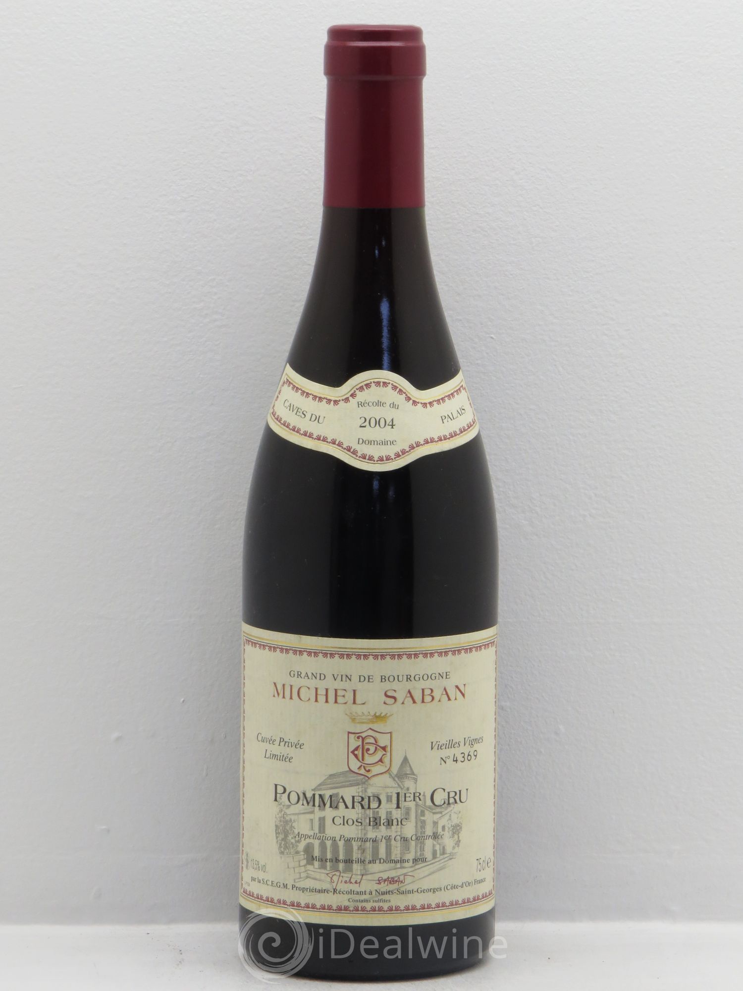 Pommard 1er Cru Michel Saban 2004 - Posten von 1 Flasche - 0