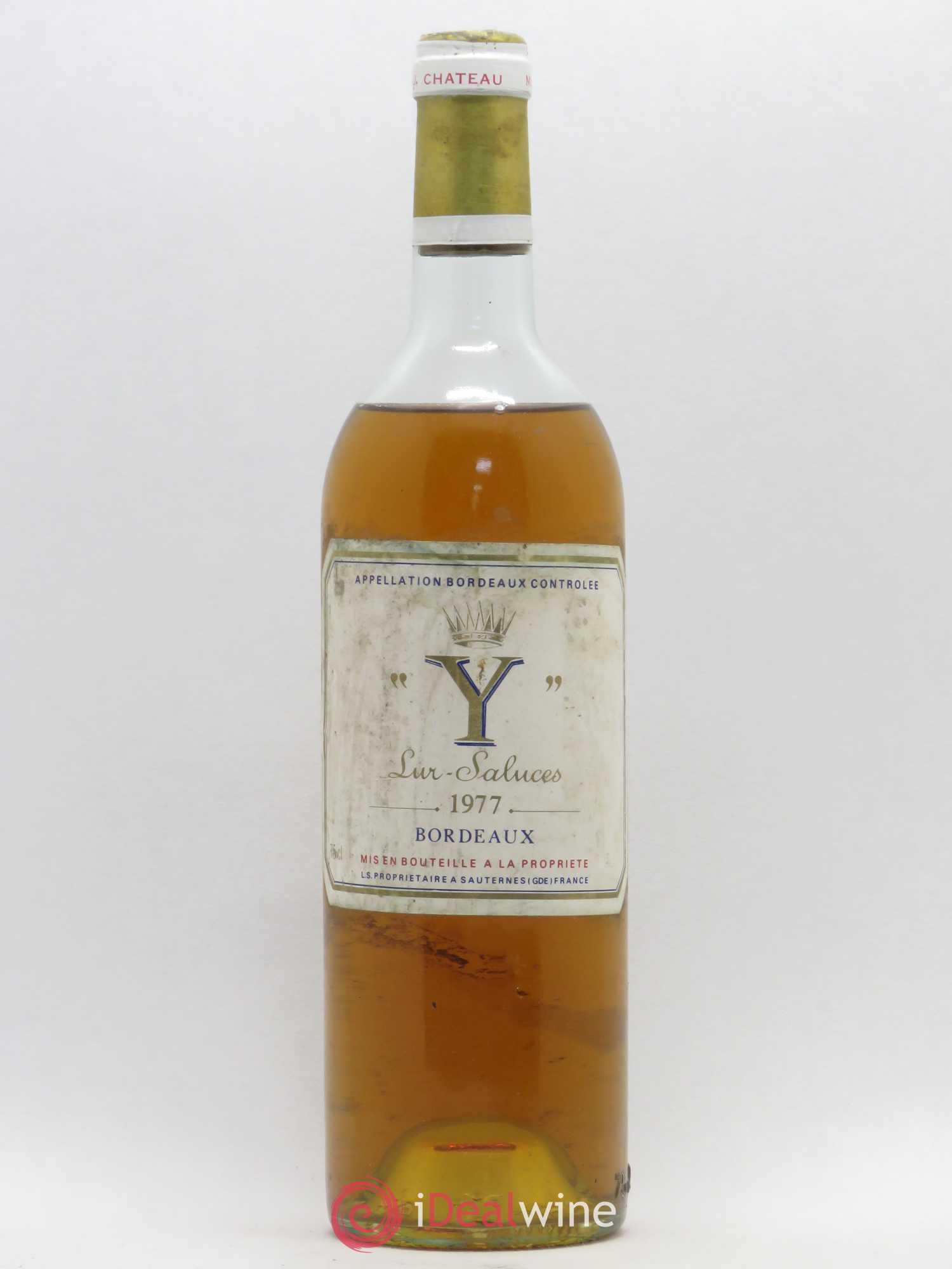 Y de Yquem 1977 - Lot de 1 bouteille - 0