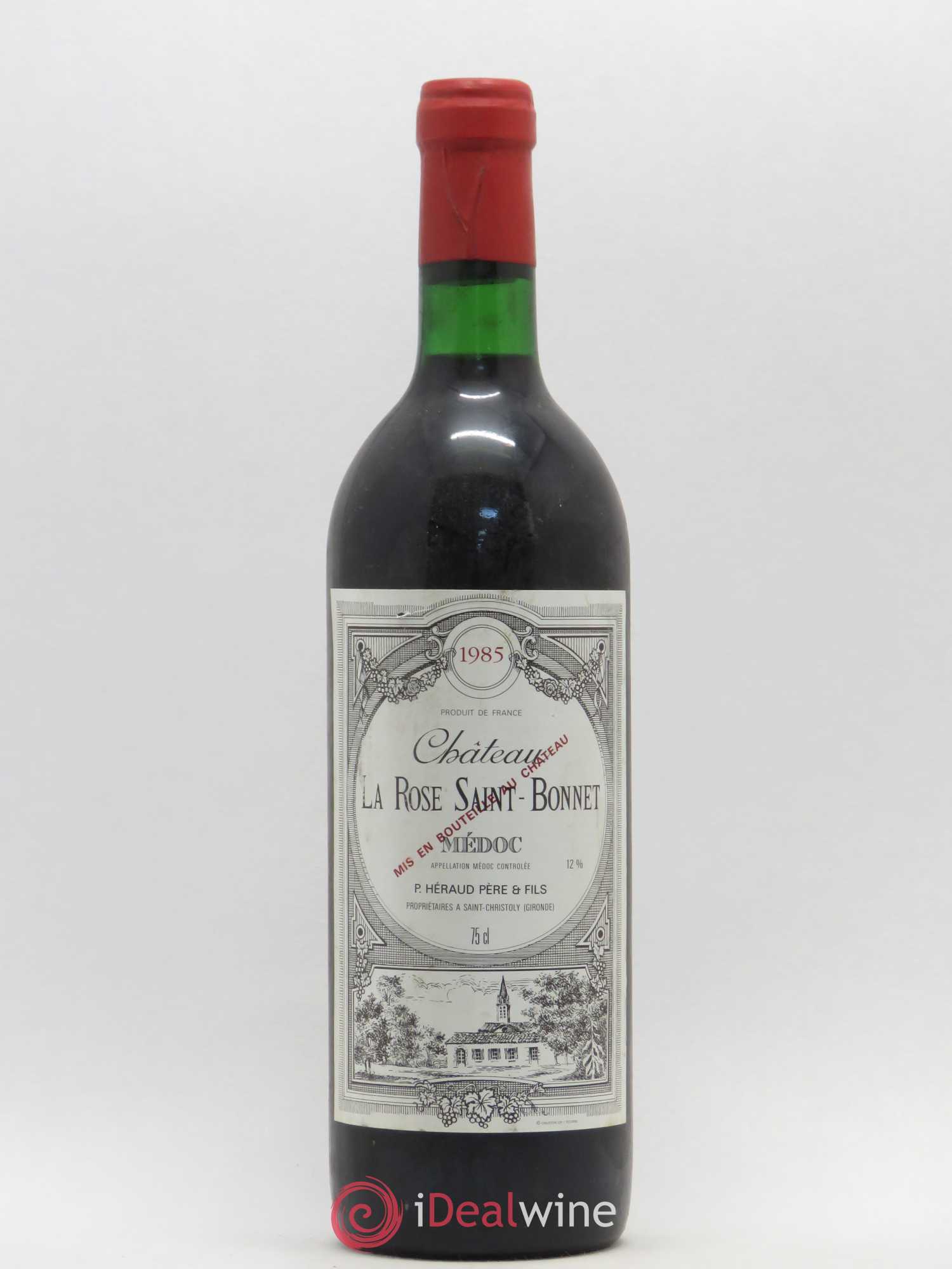 Médoc Château La Rose Saint-Bonnet 1985 - Posten von 1 Flasche - 0