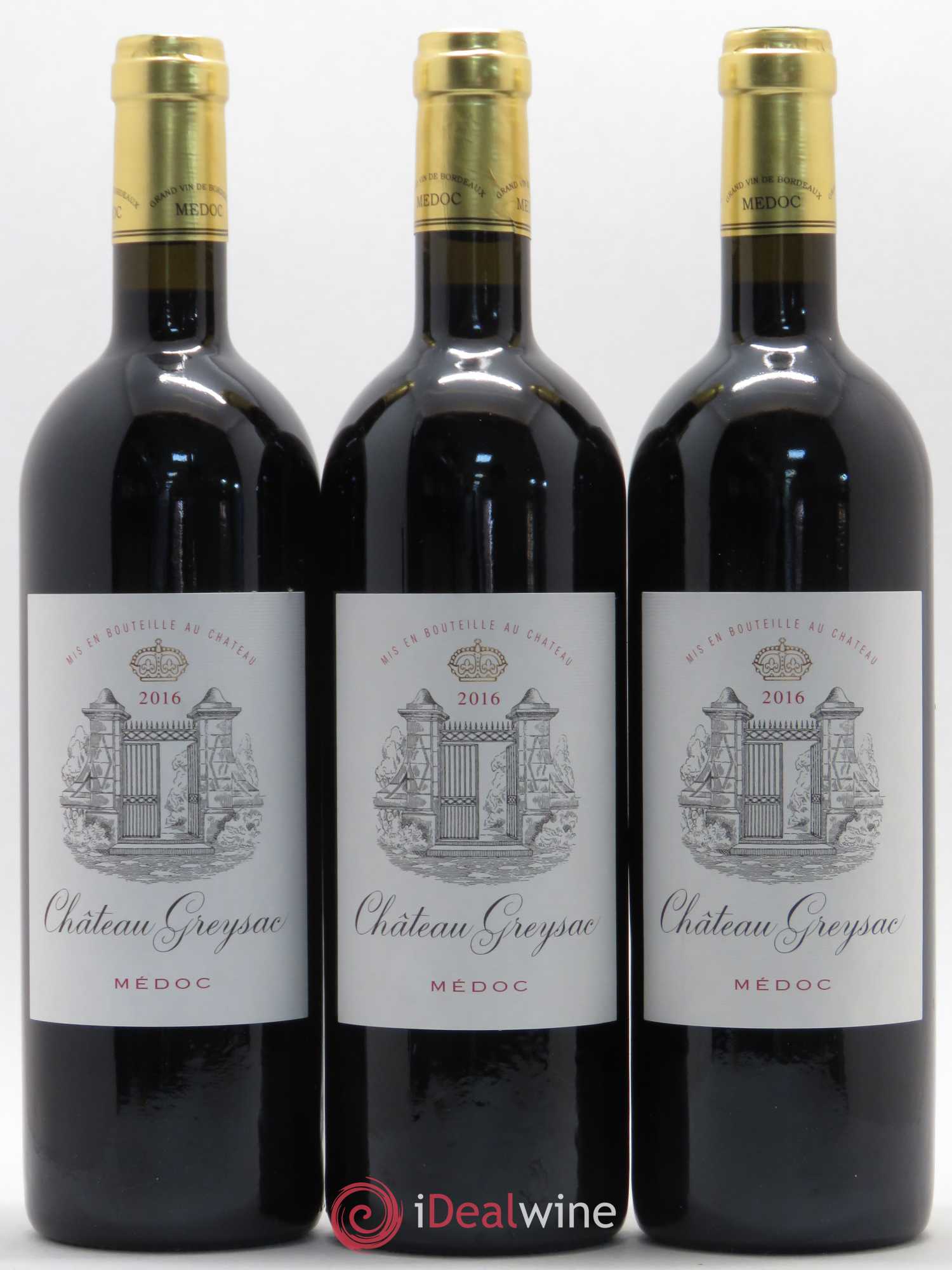 Château Greysac Cru Bourgeois Médoc 2016 - Lot de 6 bouteilles - 1