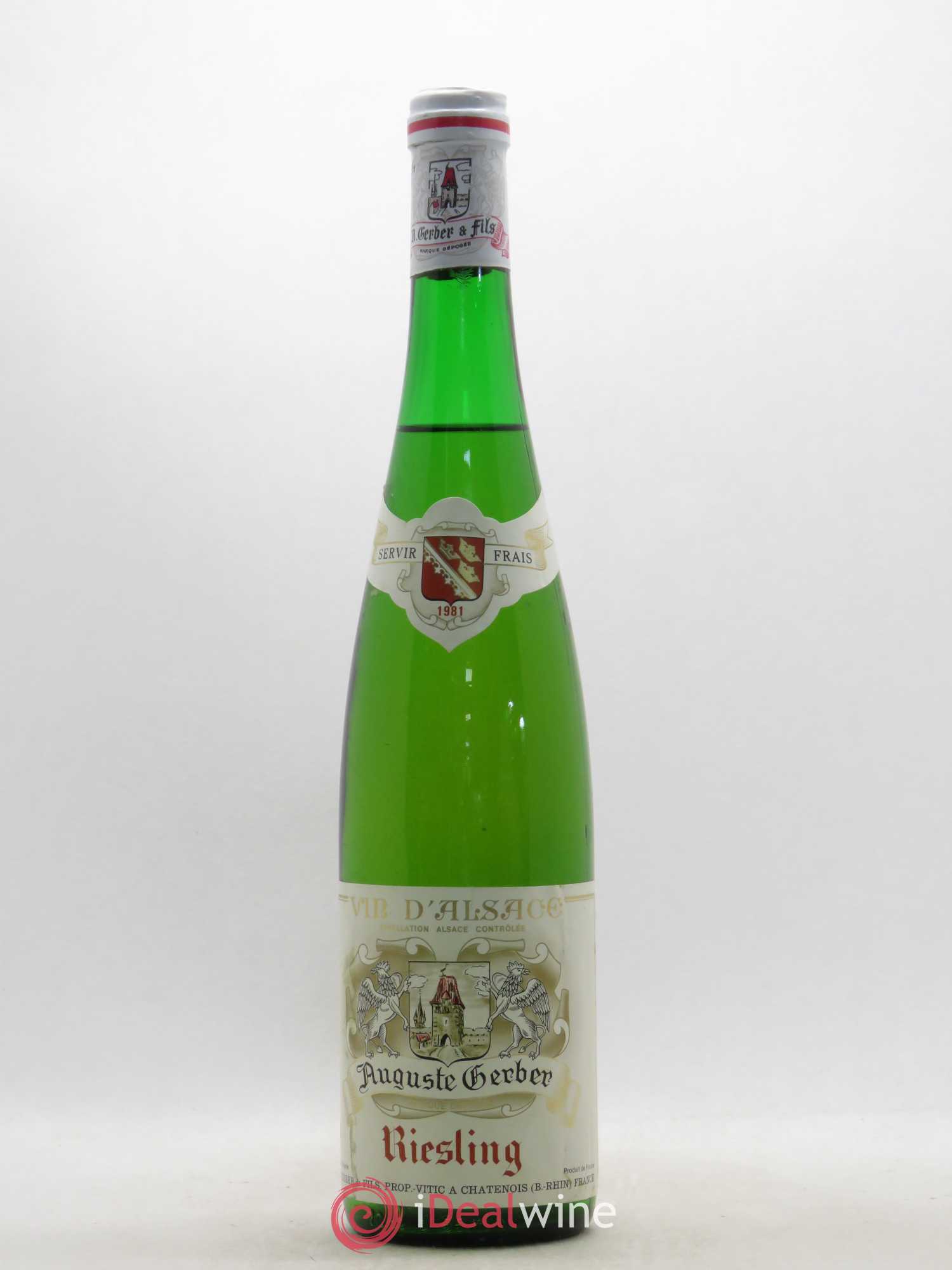 Riesling Auguste Gerber 1981 - Lotto di 1 bottiglia - 0