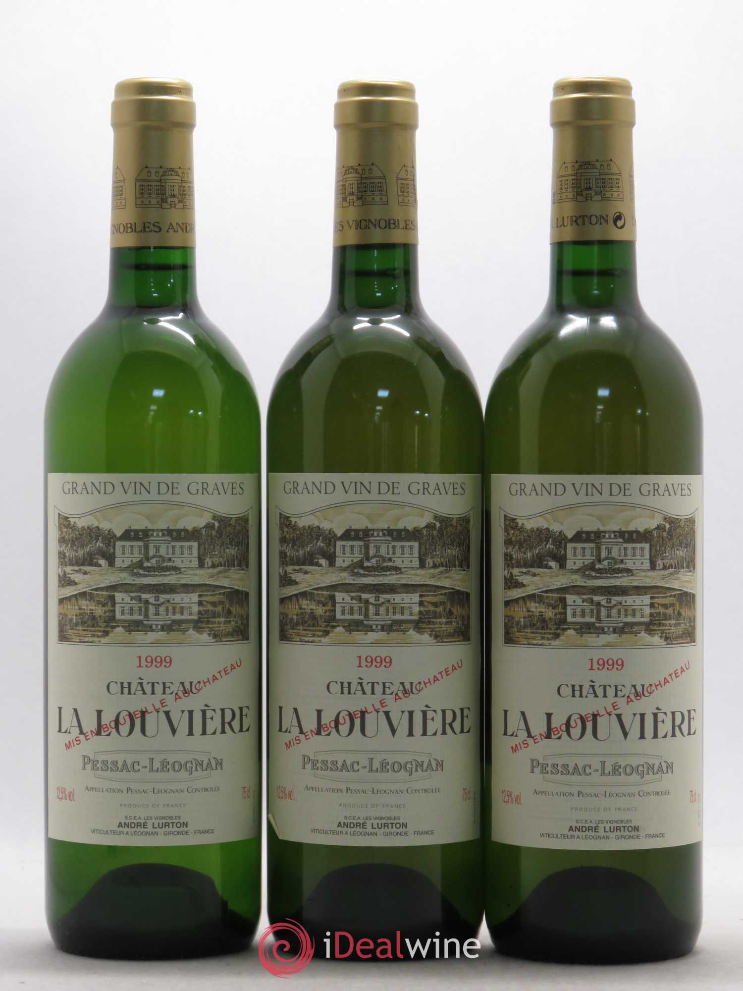 Château la Louvière 1999 - Lot de 6 bouteilles - 1