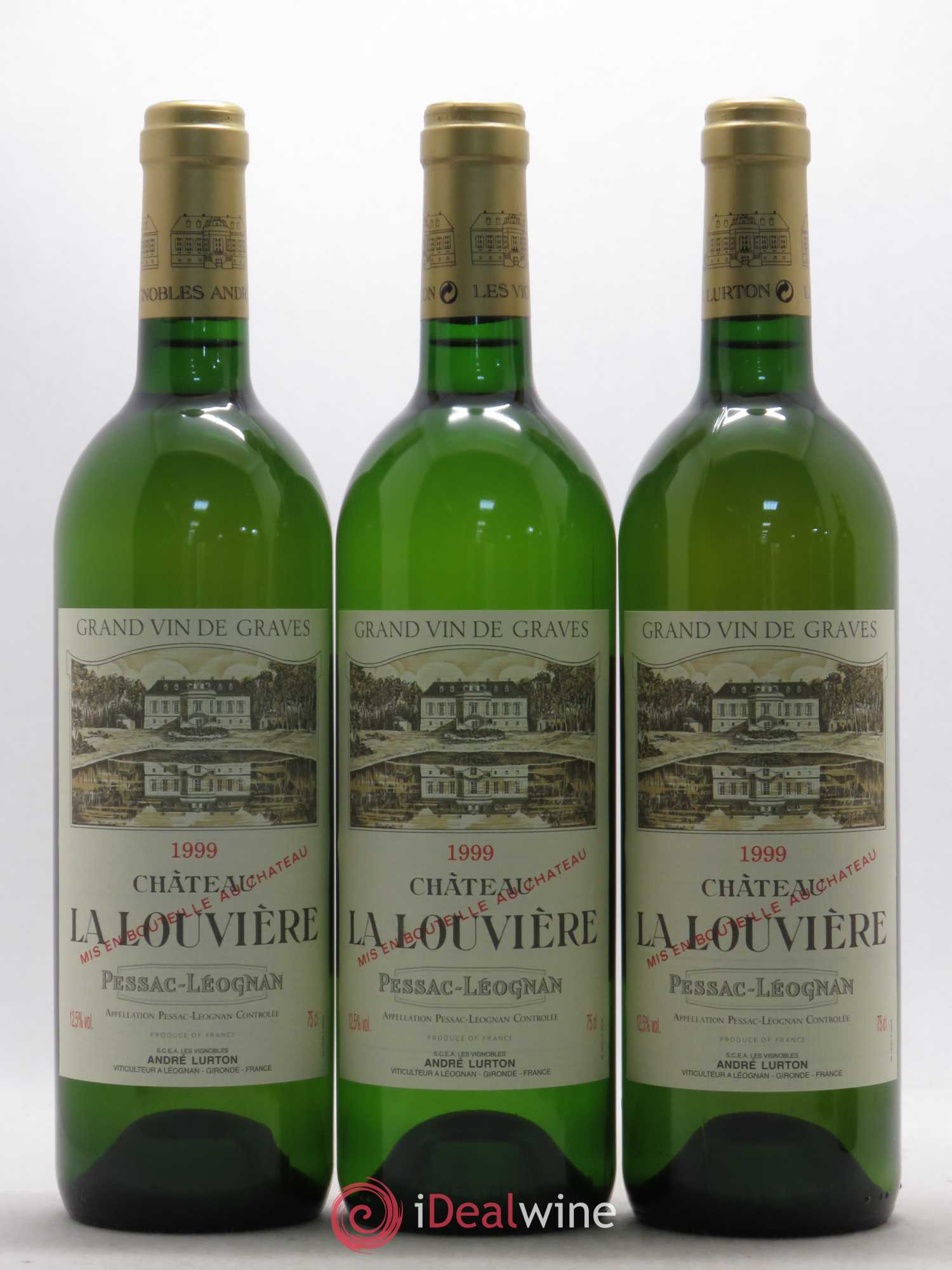 Château la Louvière 1999 - Lot de 6 bouteilles - 2