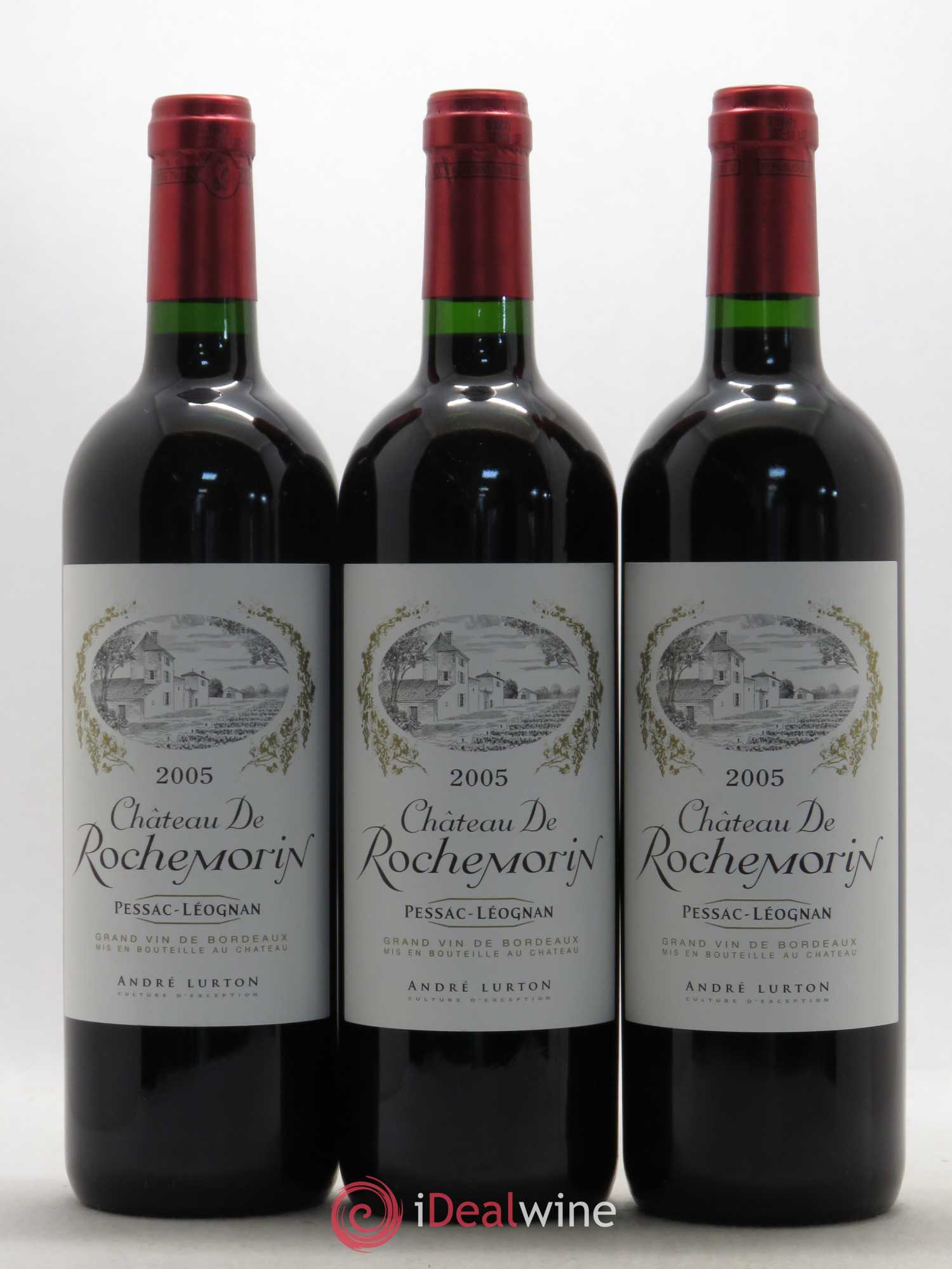 Château de Rochemorin 2005 - Posten von 3 Flaschen - 0