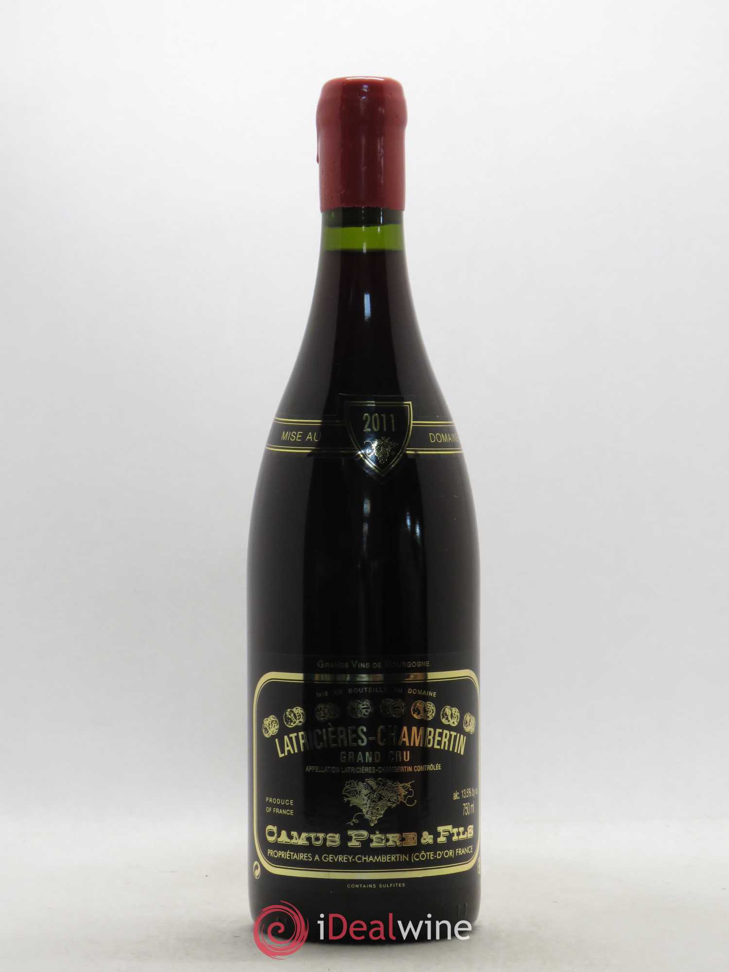 Latricières-Chambertin Grand Cru Domaine Camus Père et Fils 2011 - Lot de 1 bouteille - 0