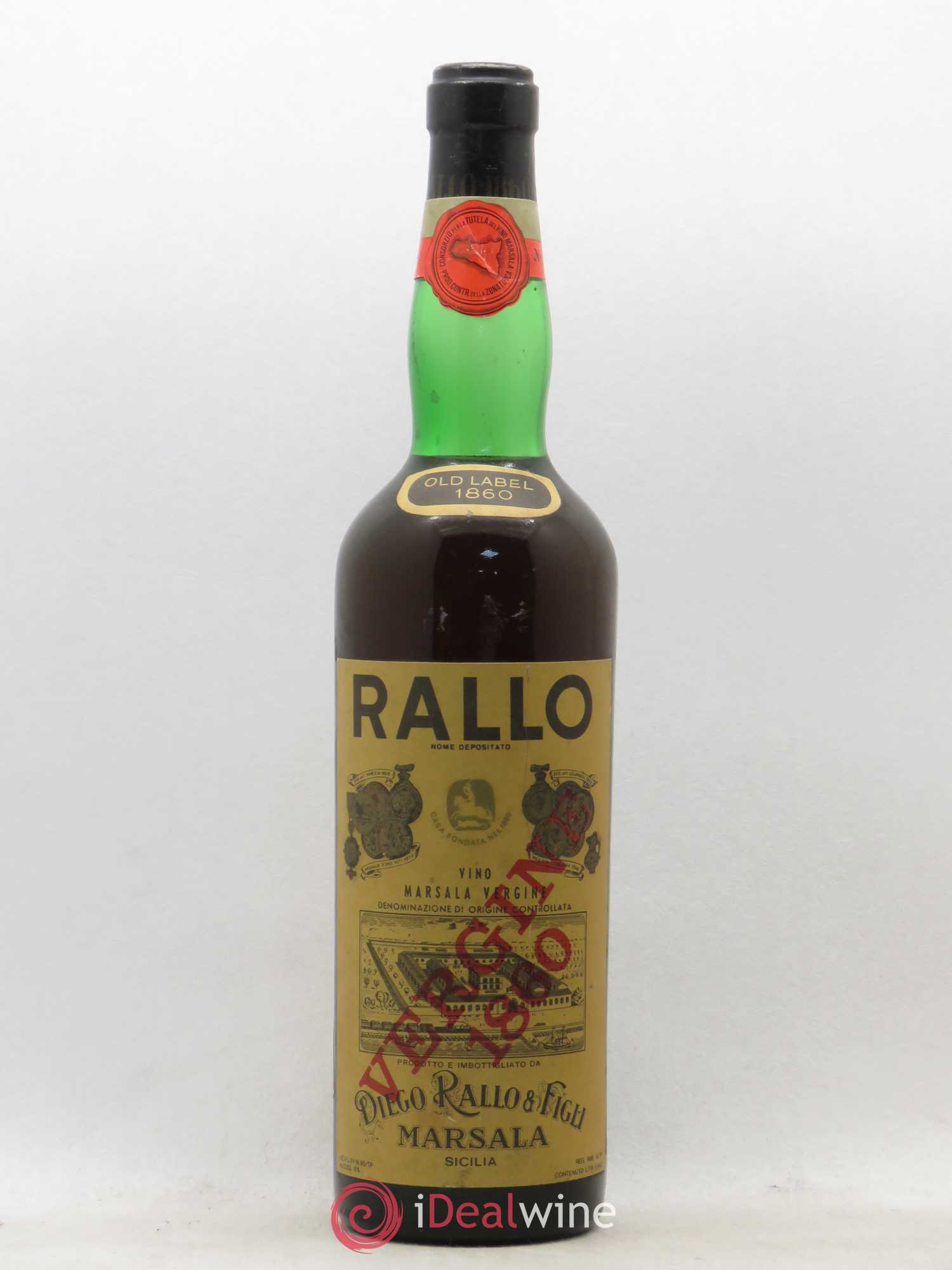 Italie Marsala Rallo Vergine 1860 - Lot de 1 bouteille - 0